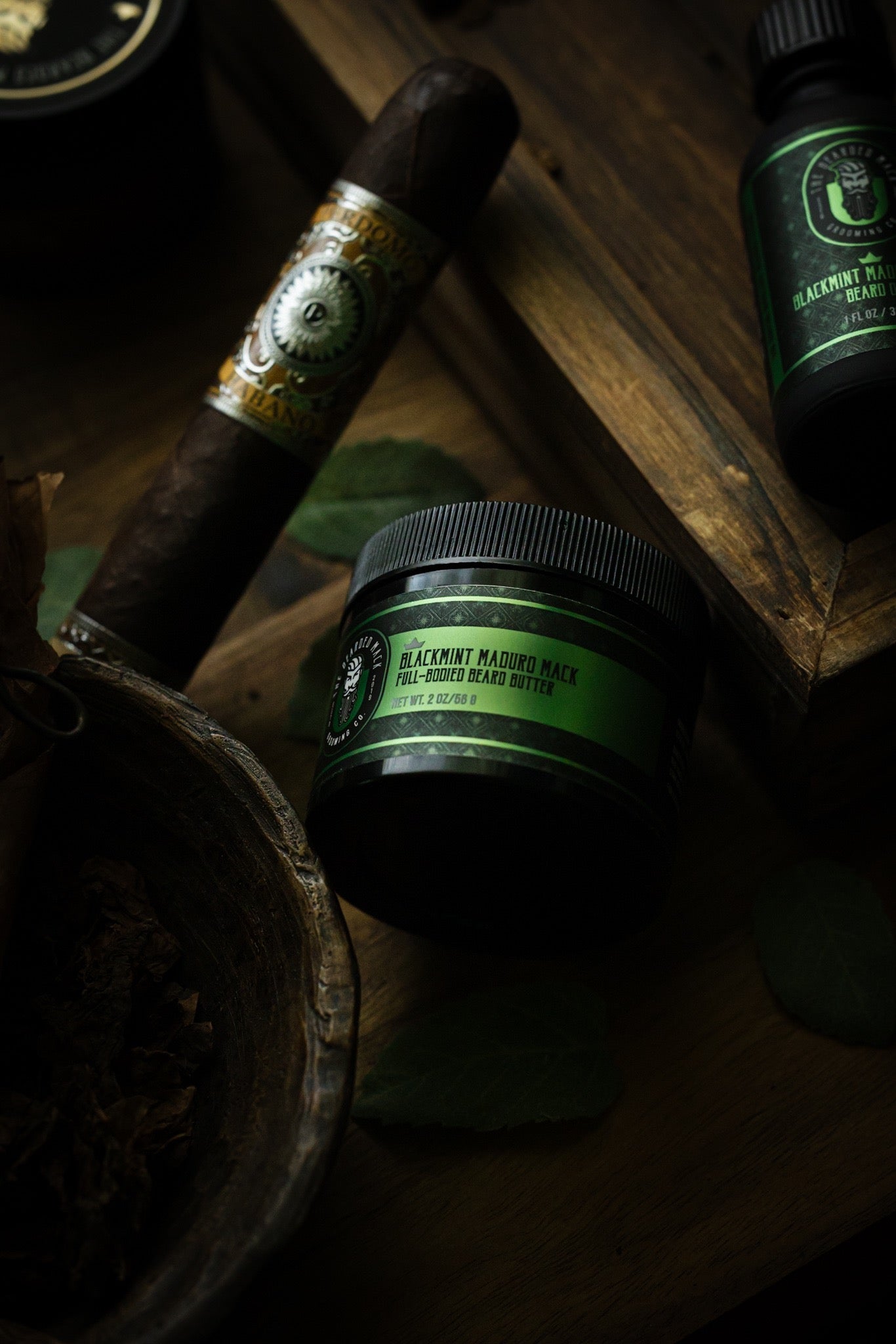 Blackmint Maduro Mack Beard Butter -  Warm Tobacco, Black Tea + Mint