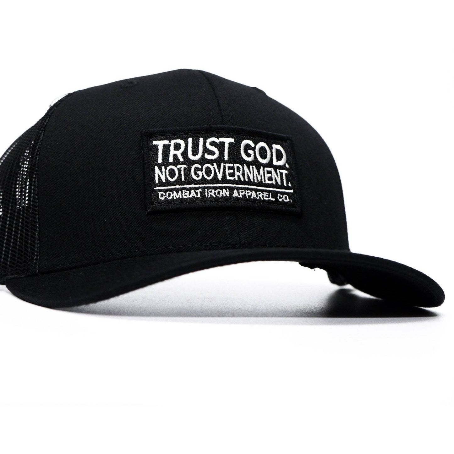 Trust God. Not Government. Mid-Profile Mesh Snapback