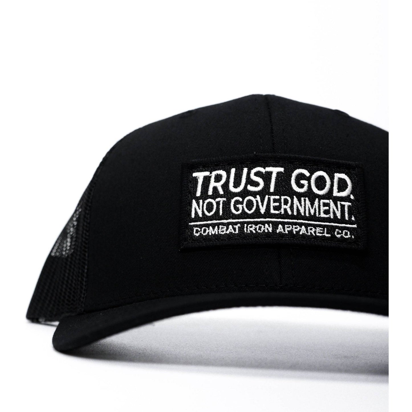 Trust God. Not Government. Mid-Profile Mesh Snapback