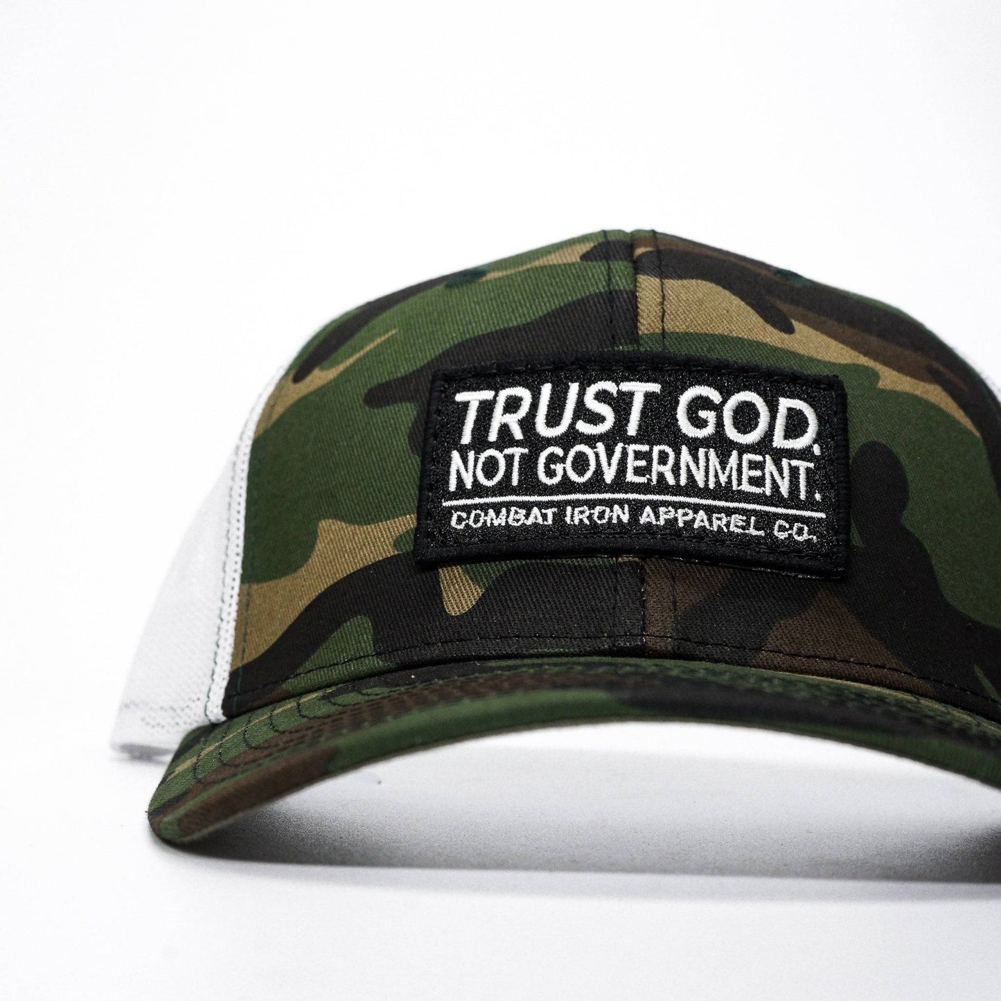 Trust God. Not Government. Mid-Profile Mesh Snapback