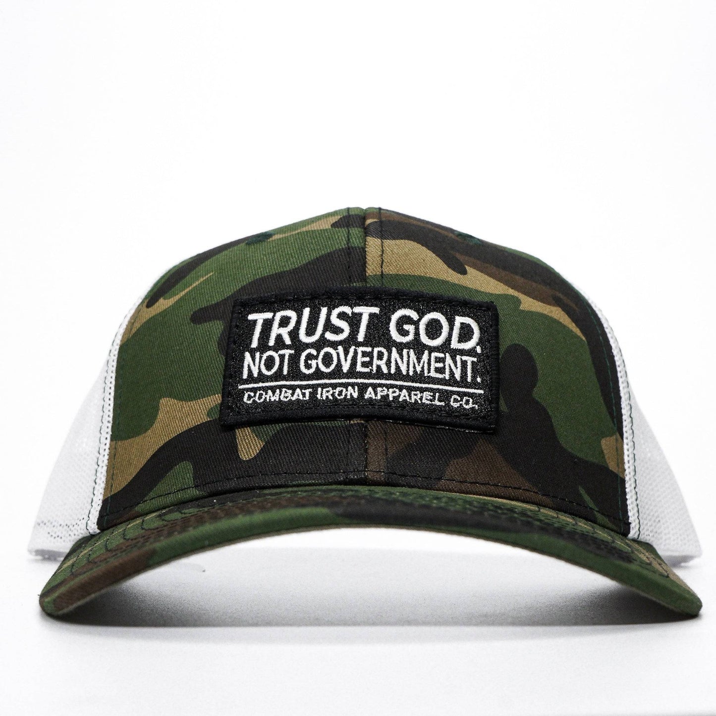 Trust God. Not Government. Mid-Profile Mesh Snapback