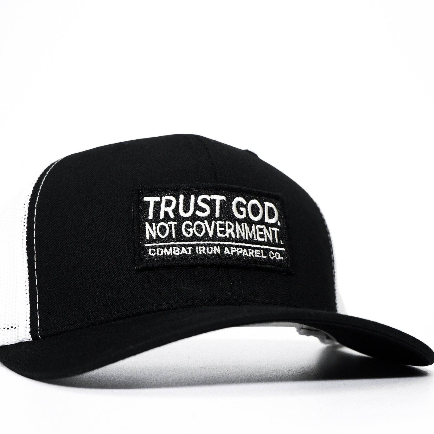 Trust God. Not Government. Mid-Profile Mesh Snapback