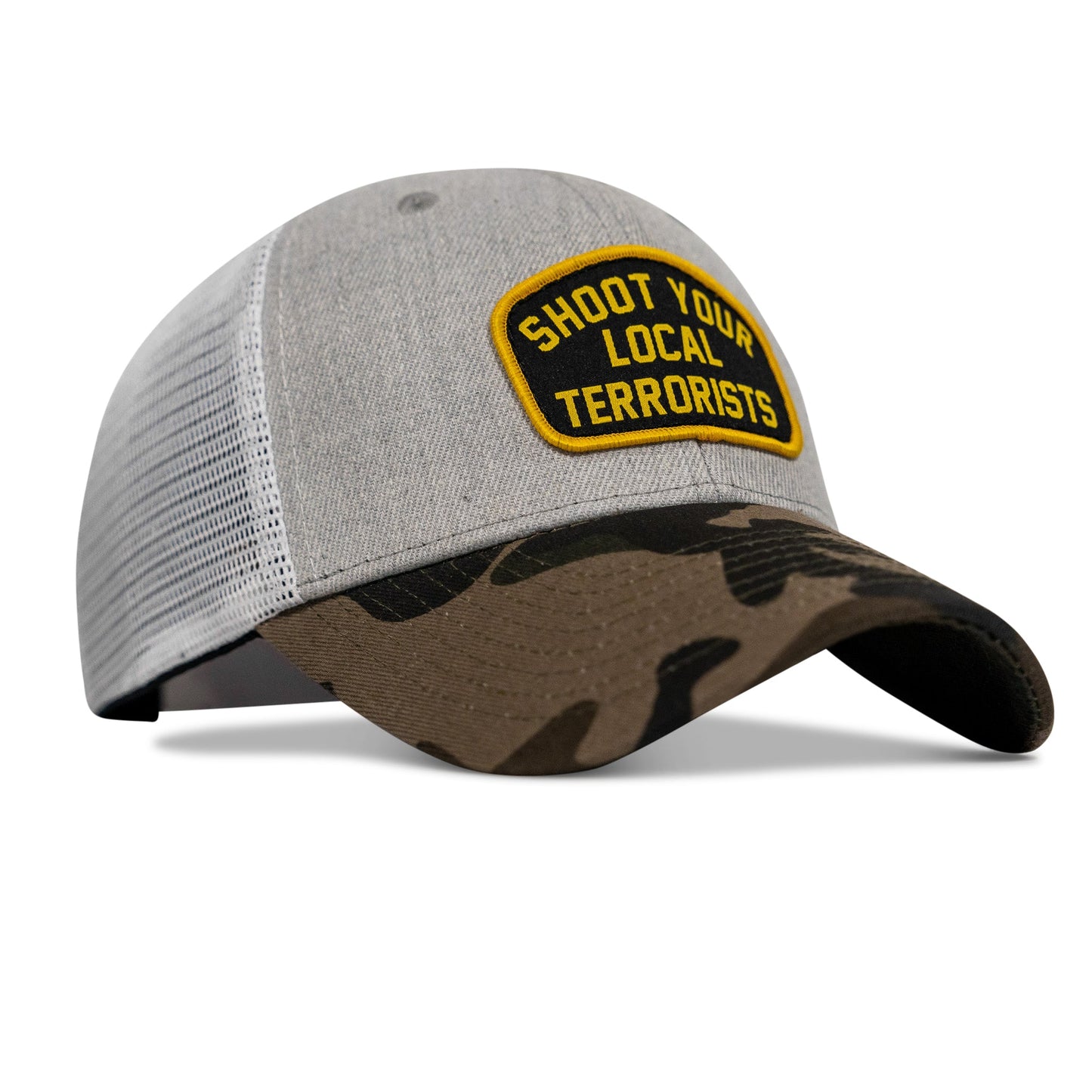 Shoot Your Local Terrorists Patch Snapback Hat