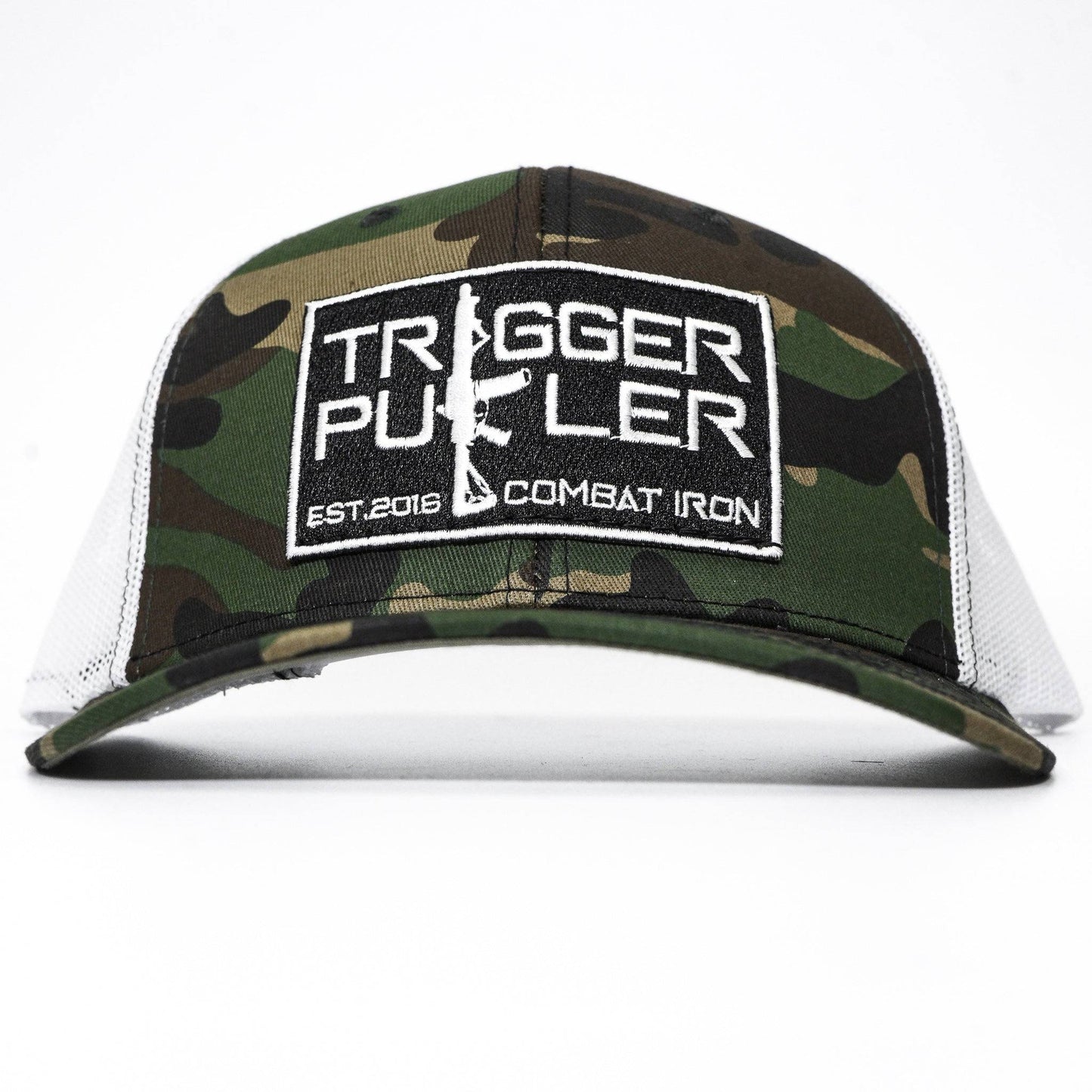 Trigger Puller Black Mid-Profile Mesh Snapback