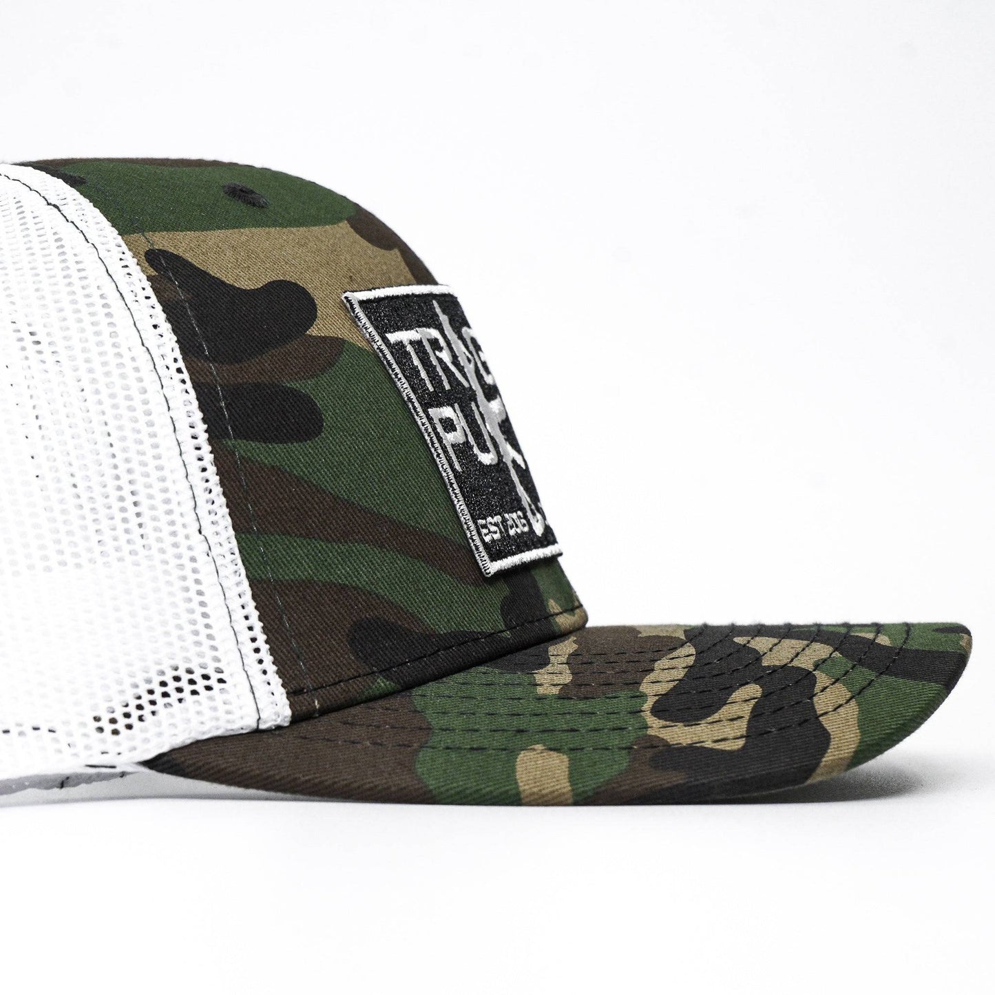 Trigger Puller Black Mid-Profile Mesh Snapback