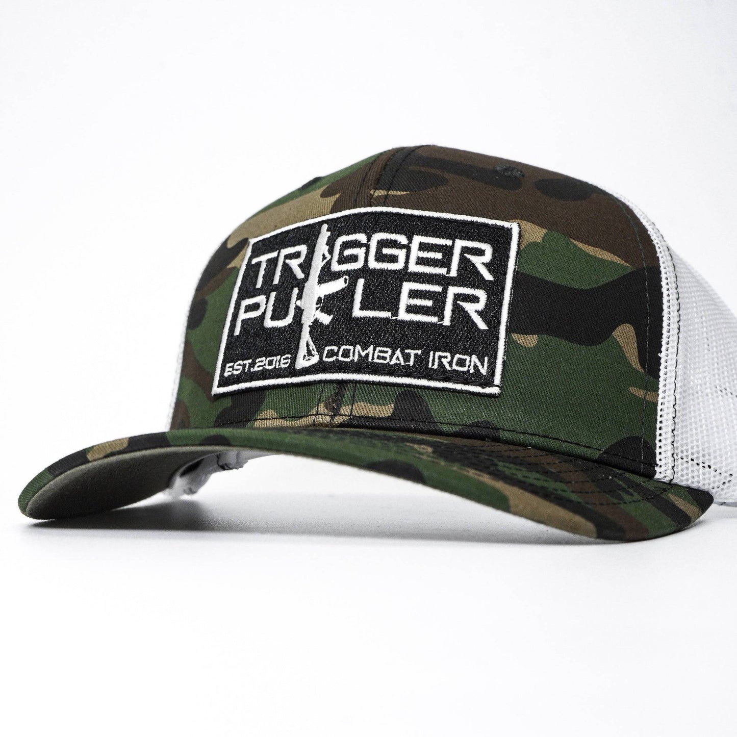 Trigger Puller Black Mid-Profile Mesh Snapback