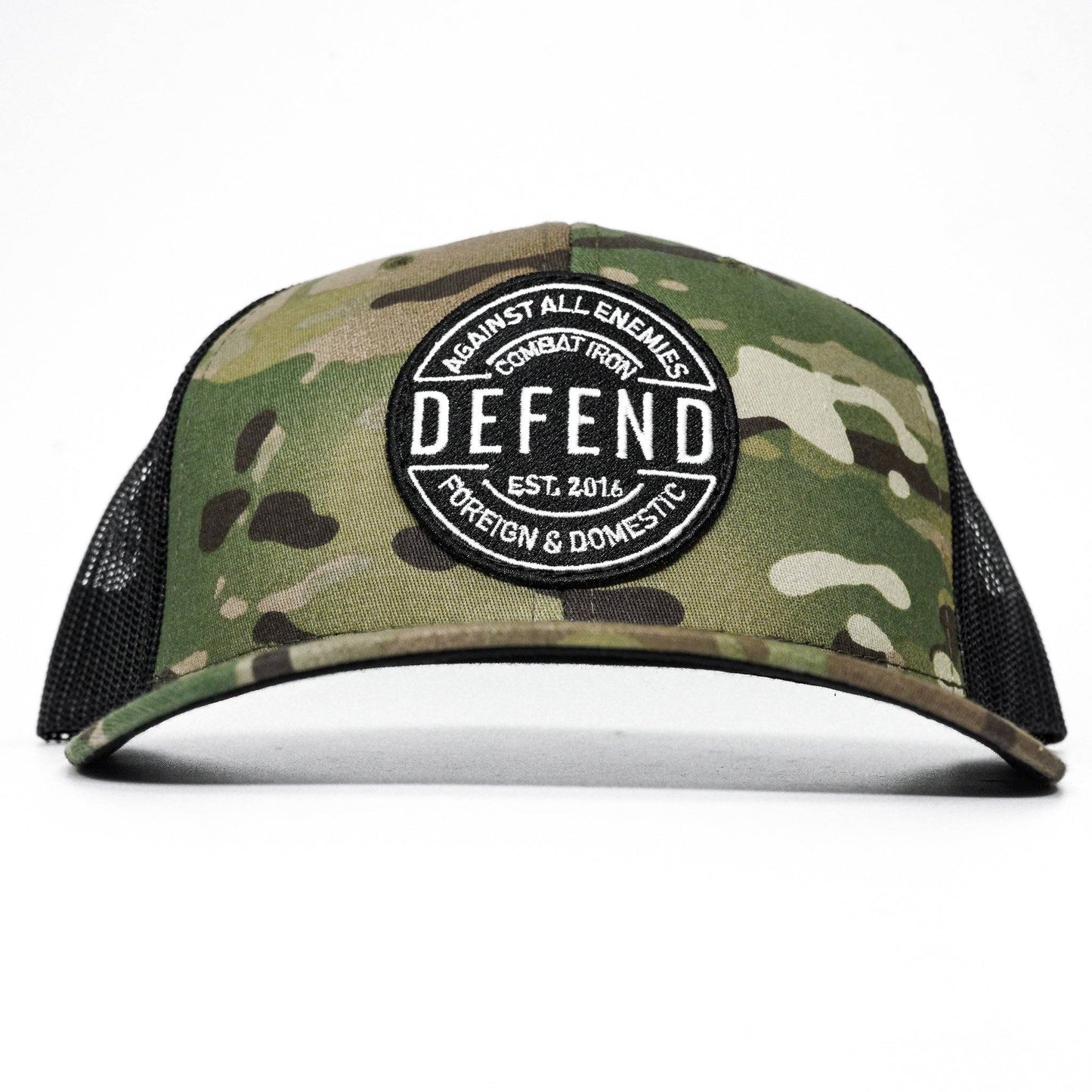 Defend Against All Enemies Foreign and Domestic Mid-Profile Mesh Snapback