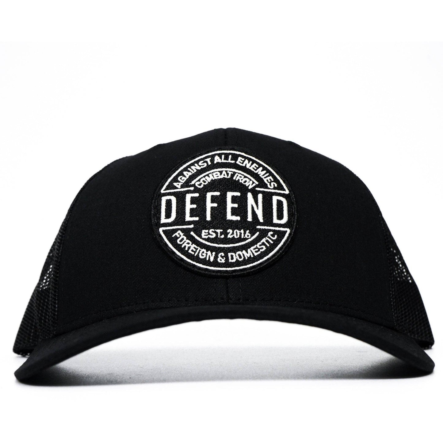 Defend Against All Enemies Foreign and Domestic Mid-Profile Mesh Snapback