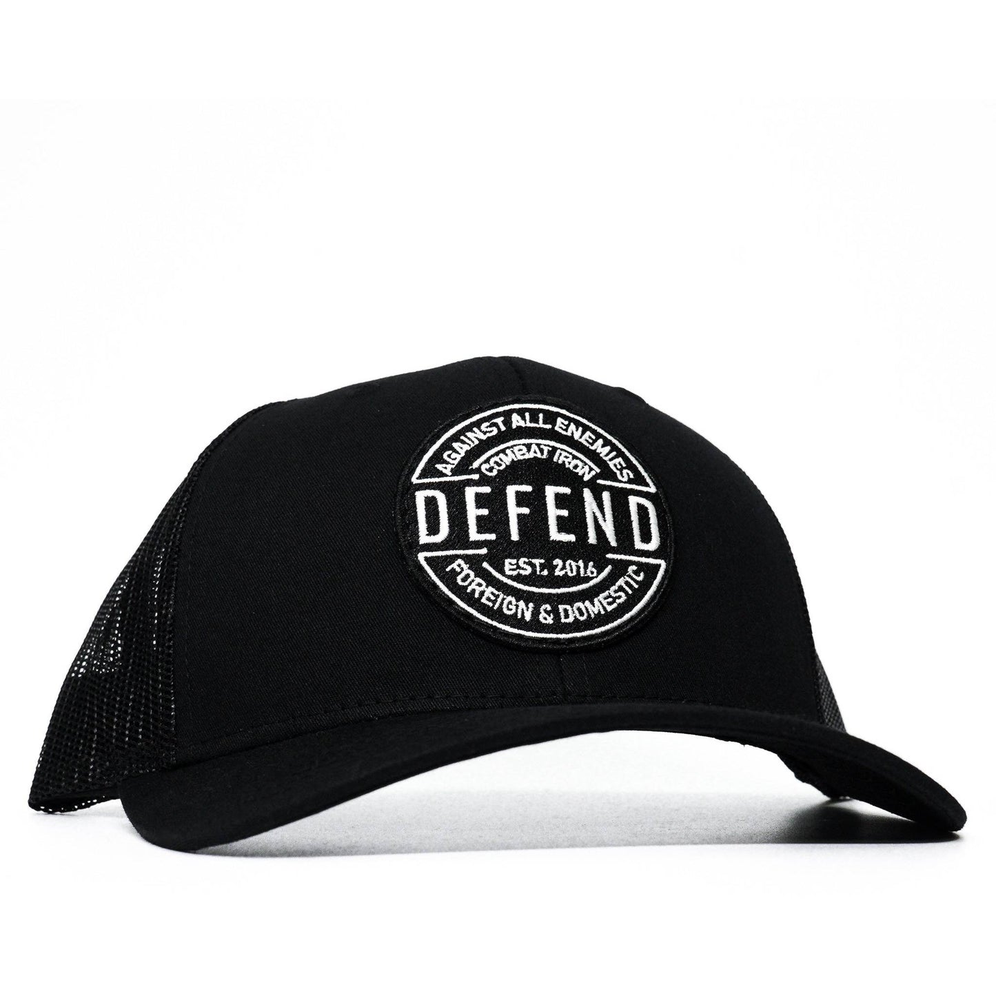 Defend Against All Enemies Foreign and Domestic Mid-Profile Mesh Snapback