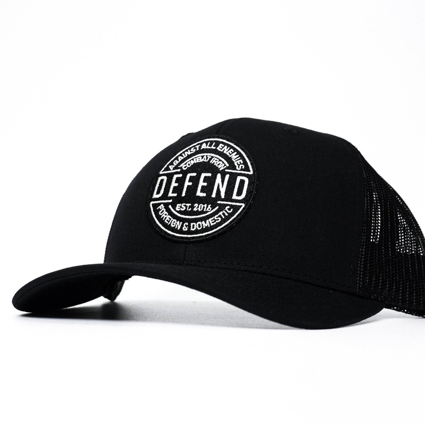 Defend Against All Enemies Foreign and Domestic Mid-Profile Mesh Snapback