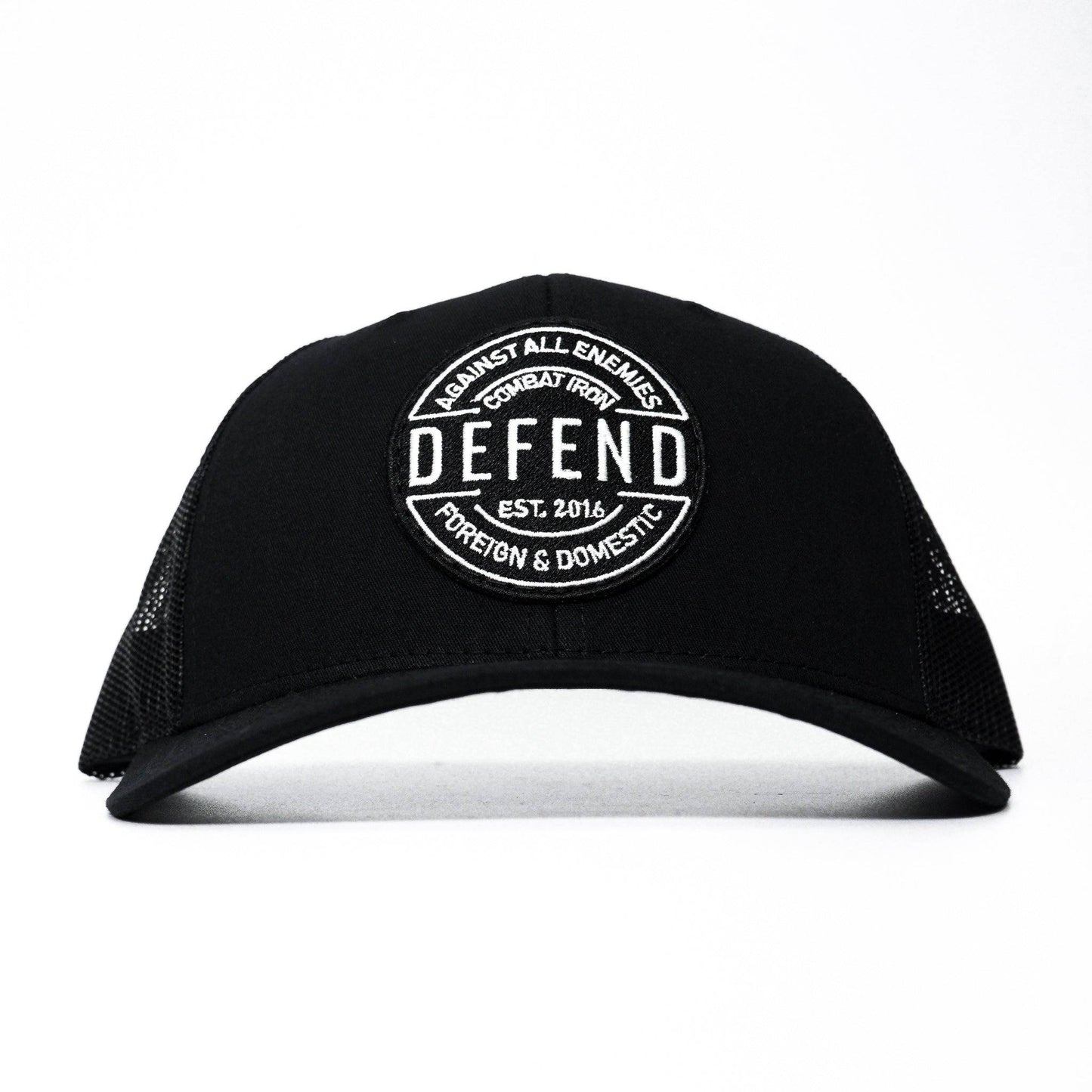 Defend Against All Enemies Foreign and Domestic Mid-Profile Mesh Snapback