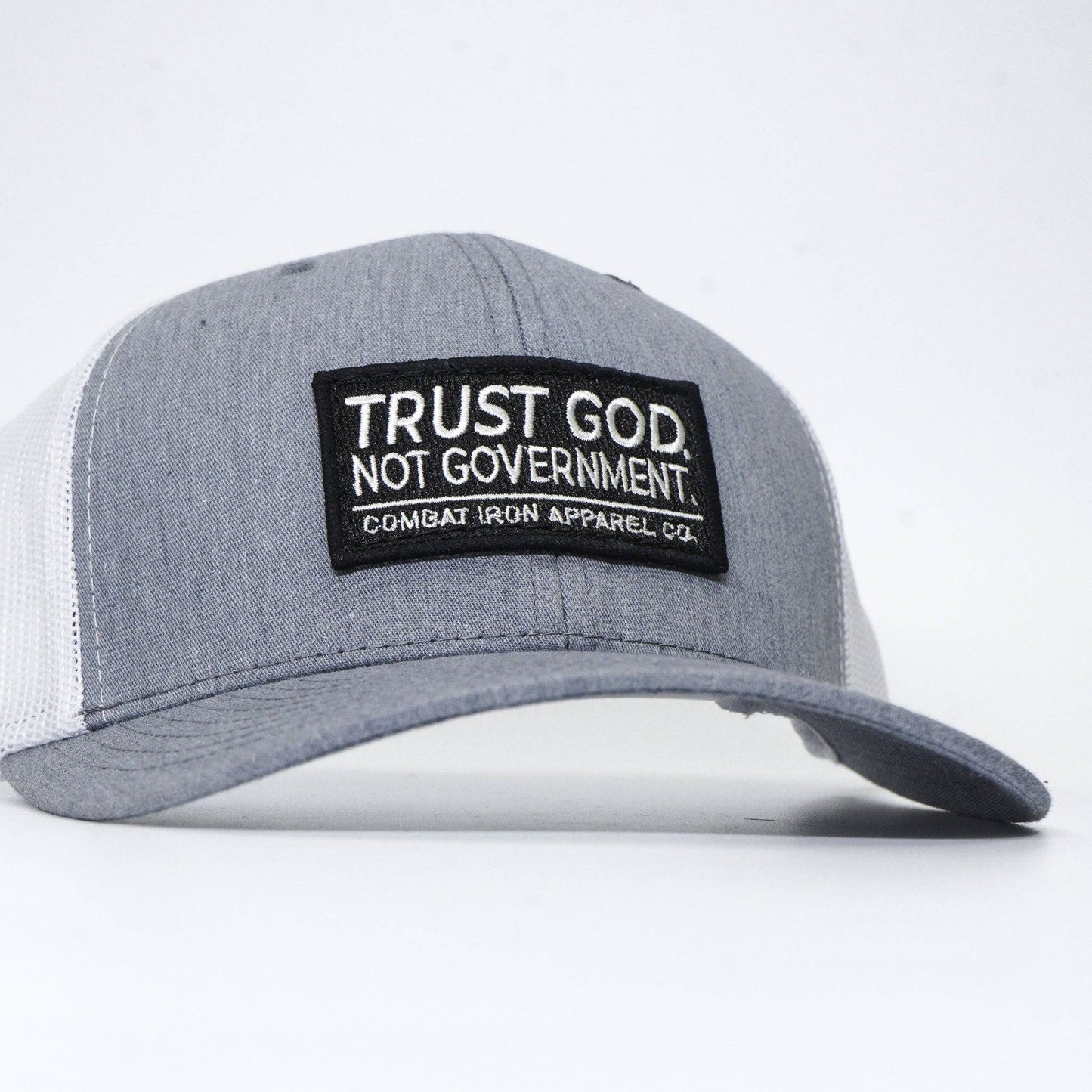 Trust God. Not Government. Mid-Profile Mesh Snapback