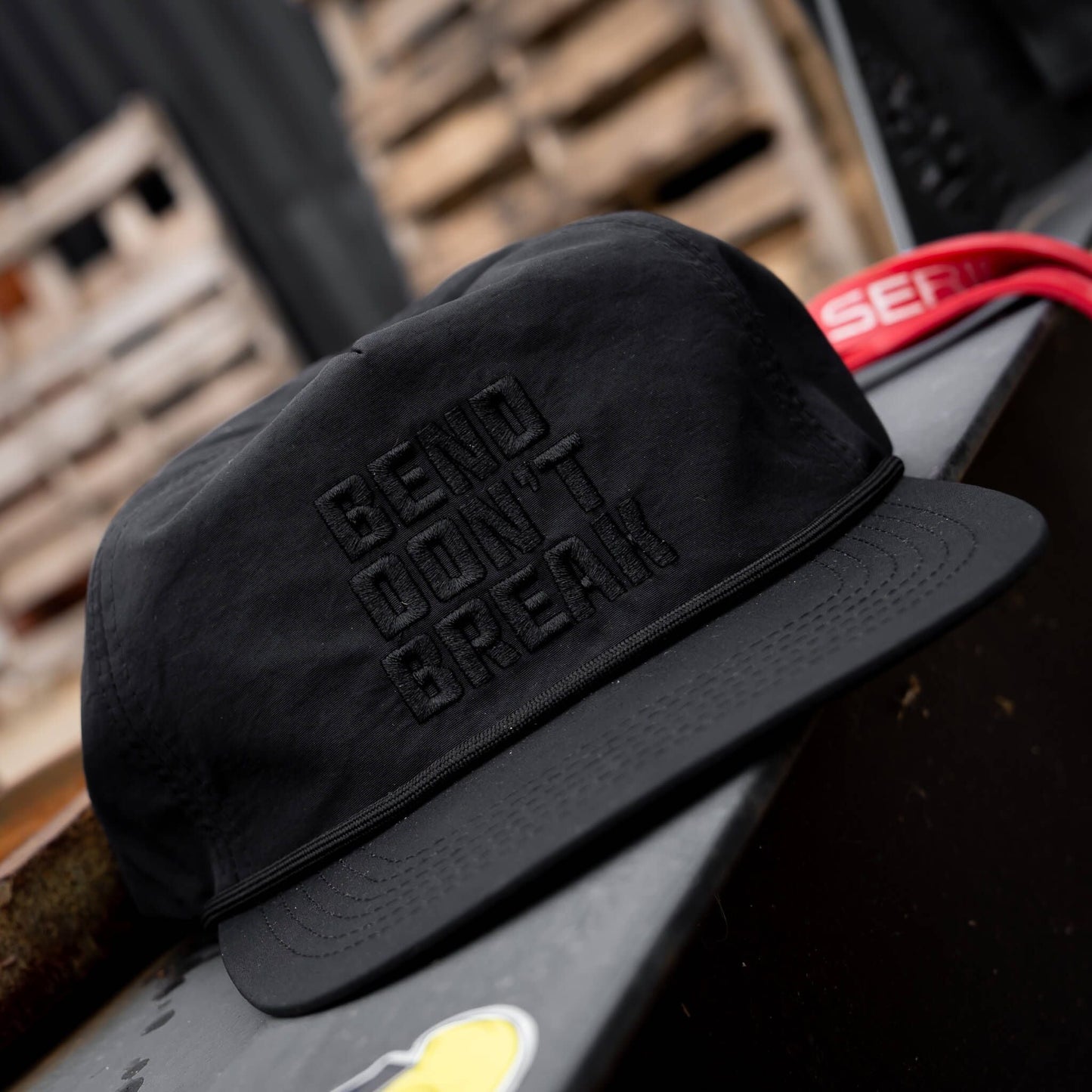 CRUSHABLE ROPE SNAPBACK | BEND DON'T BREAK