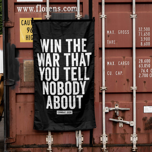 Win The War You Tell Nobody About 3' X 5' Wall Flag