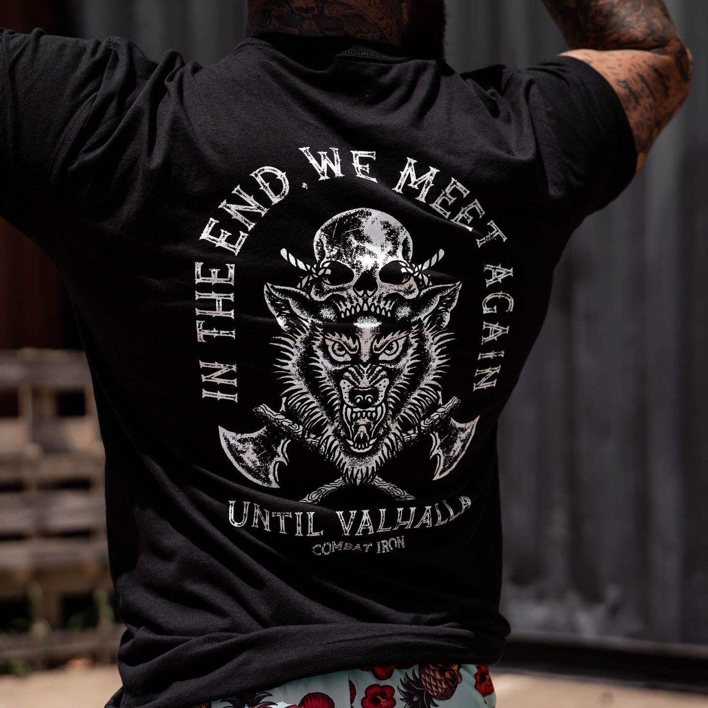 IN THE END, WE MEET AGAIN VALHALLA MEN'S T-SHIRT