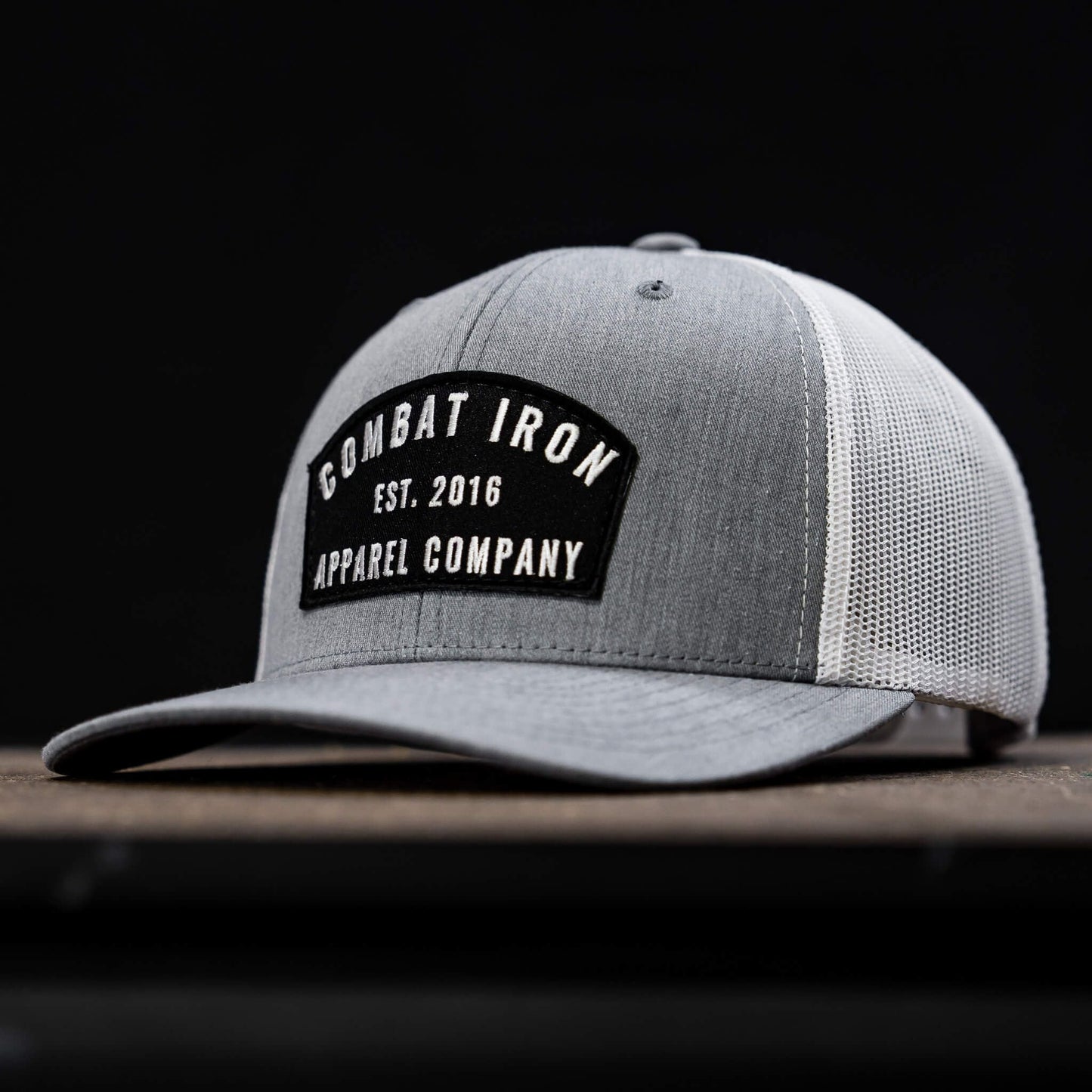 Arched Black Patch Edition Mid-Profile Mesh Snapback