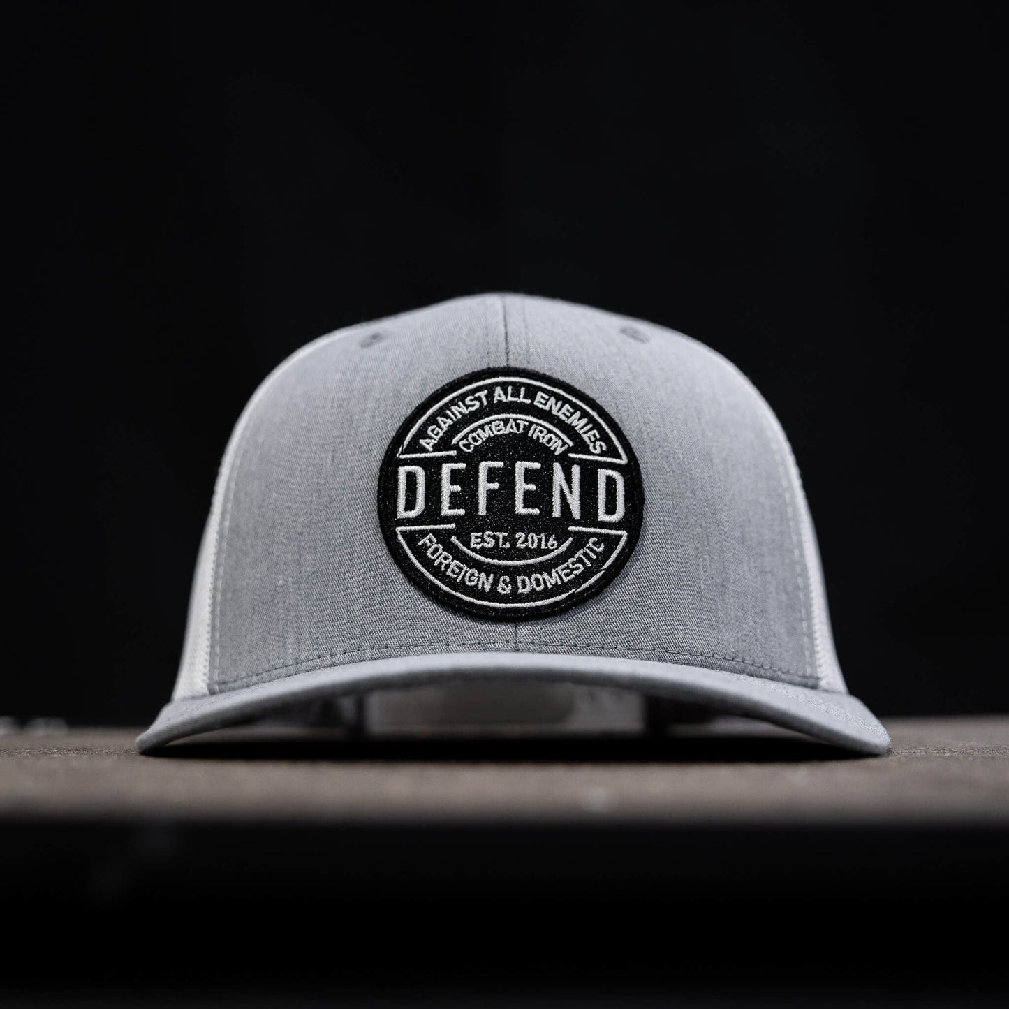 Defend Against All Enemies Foreign and Domestic Mid-Profile Mesh Snapback