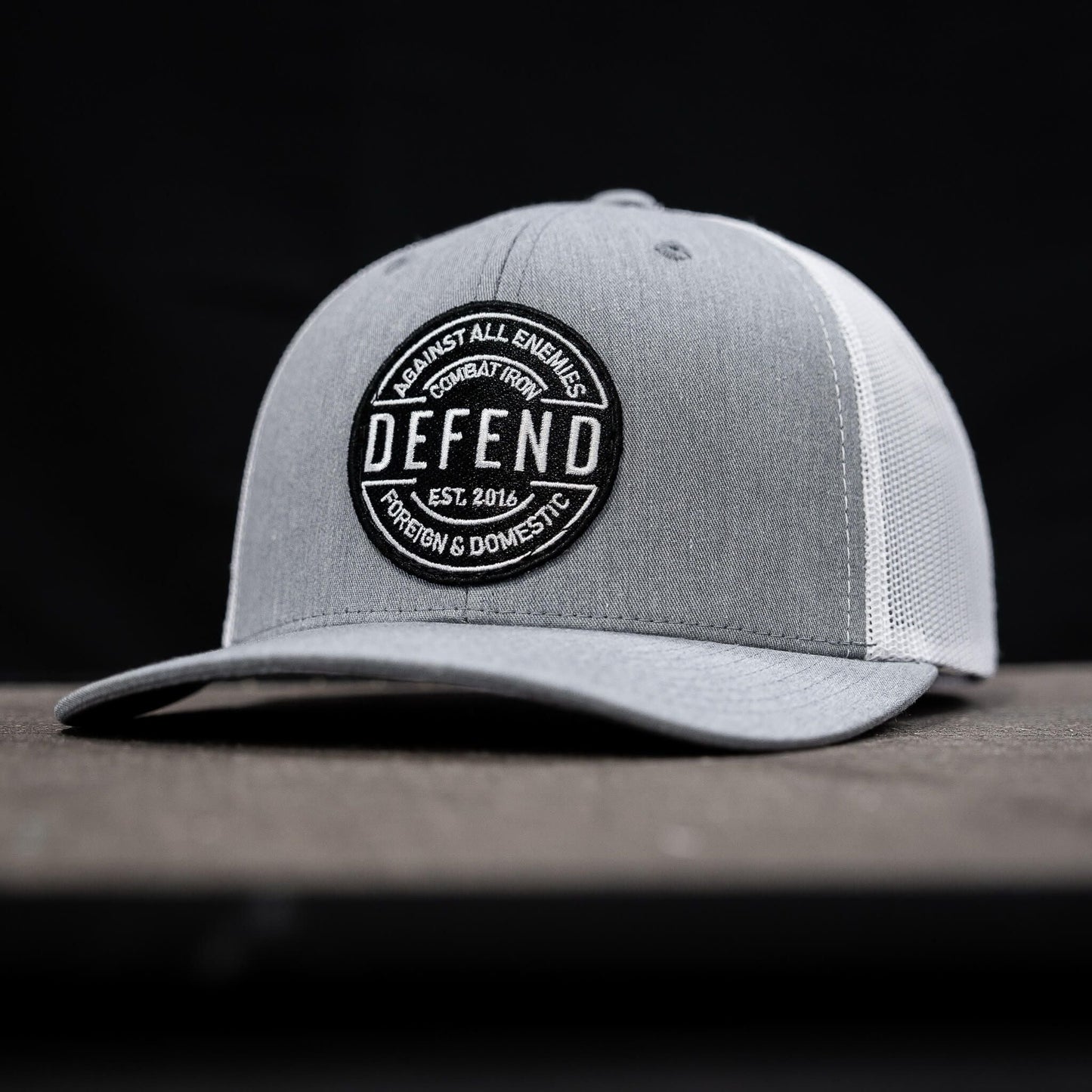 Defend Against All Enemies Foreign and Domestic Mid-Profile Mesh Snapback