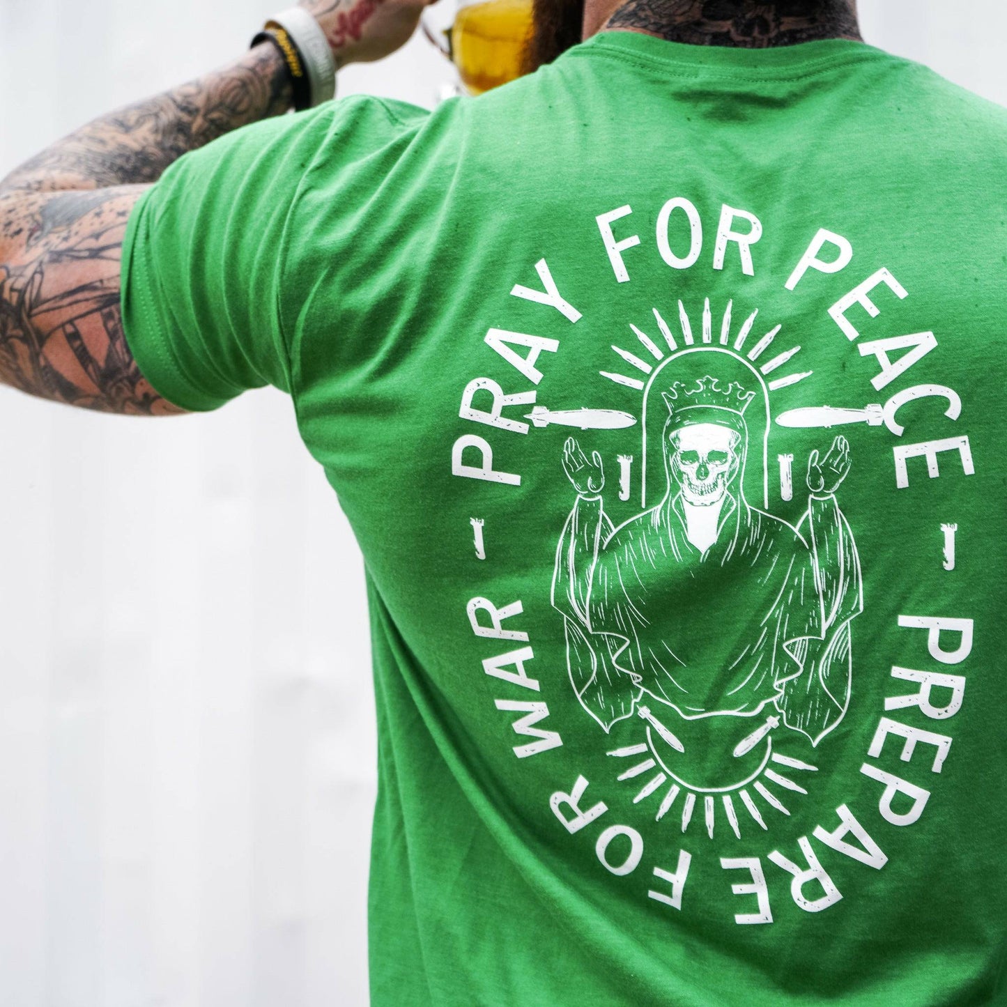 Pray For Peace. Prepare For War. Men's T-Shirt