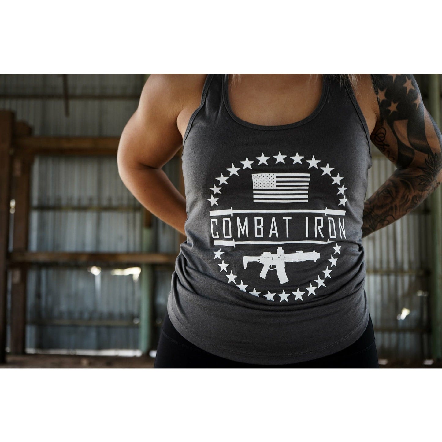 Original Combat Iron Branded Woman's Tank Top