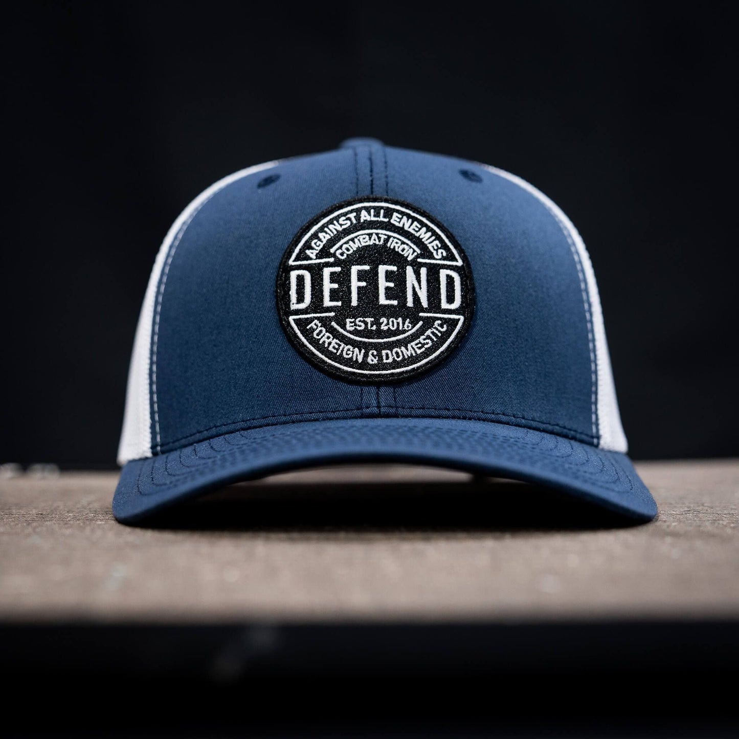 Defend Against All Enemies Foreign and Domestic Mid-Profile Mesh Snapback