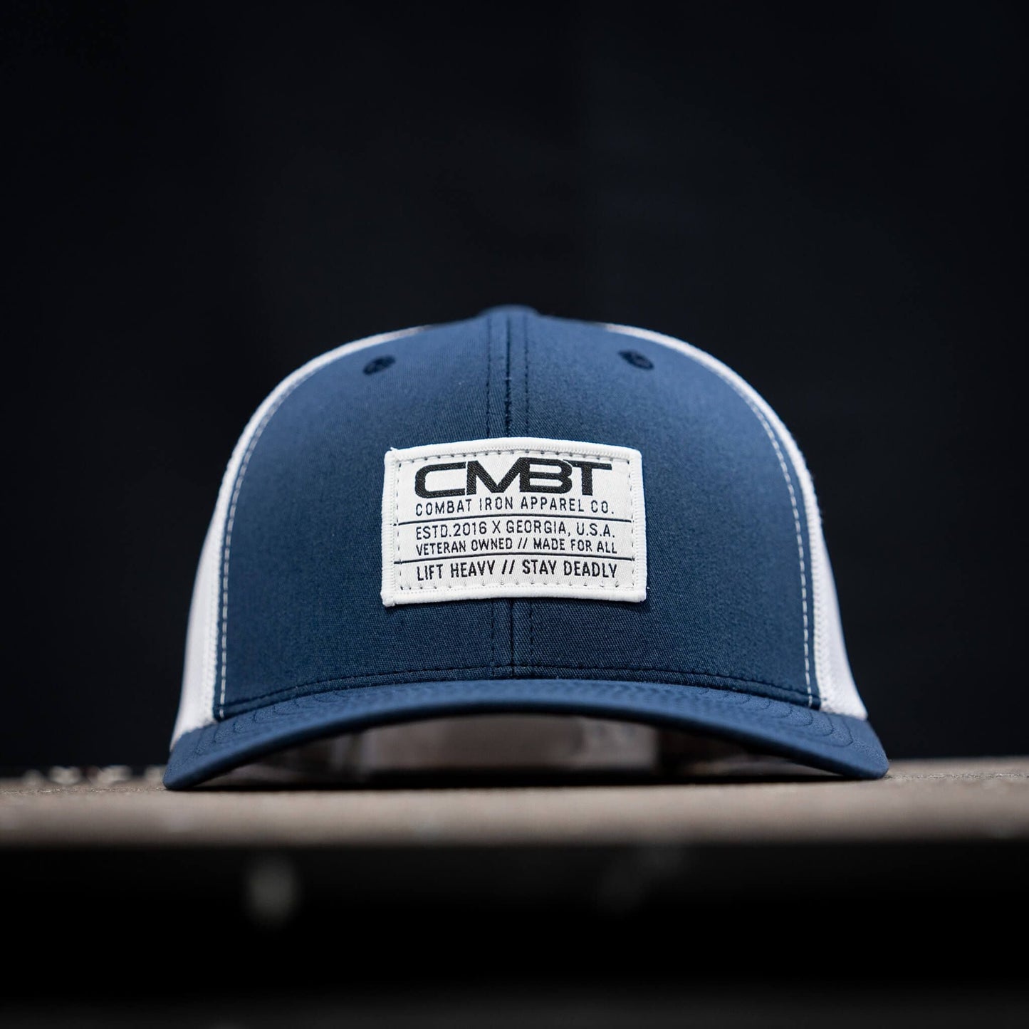 CMBT Standard Woven White Patch Edition Mid-Profile Mesh Snapback