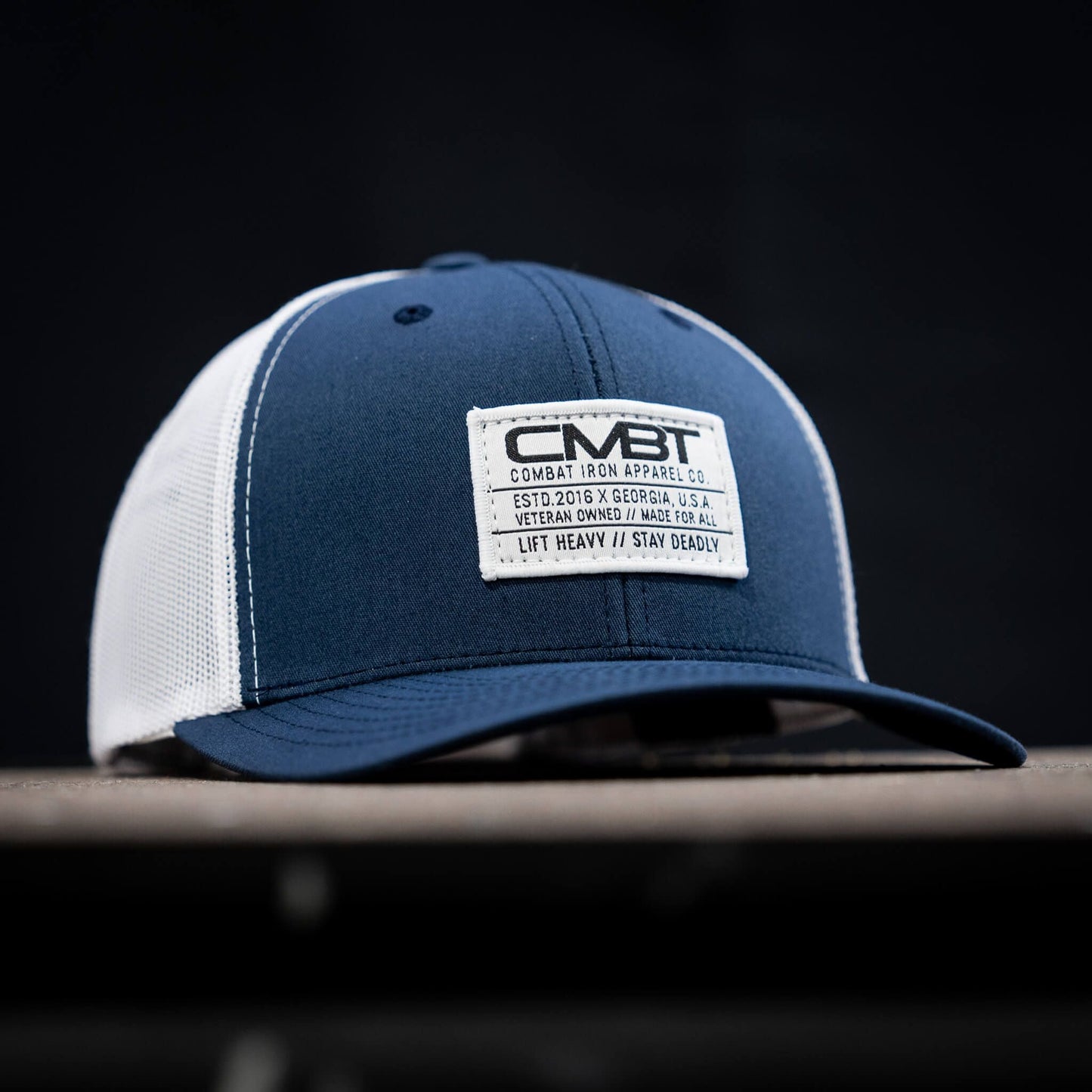 CMBT Standard Woven White Patch Edition Mid-Profile Mesh Snapback