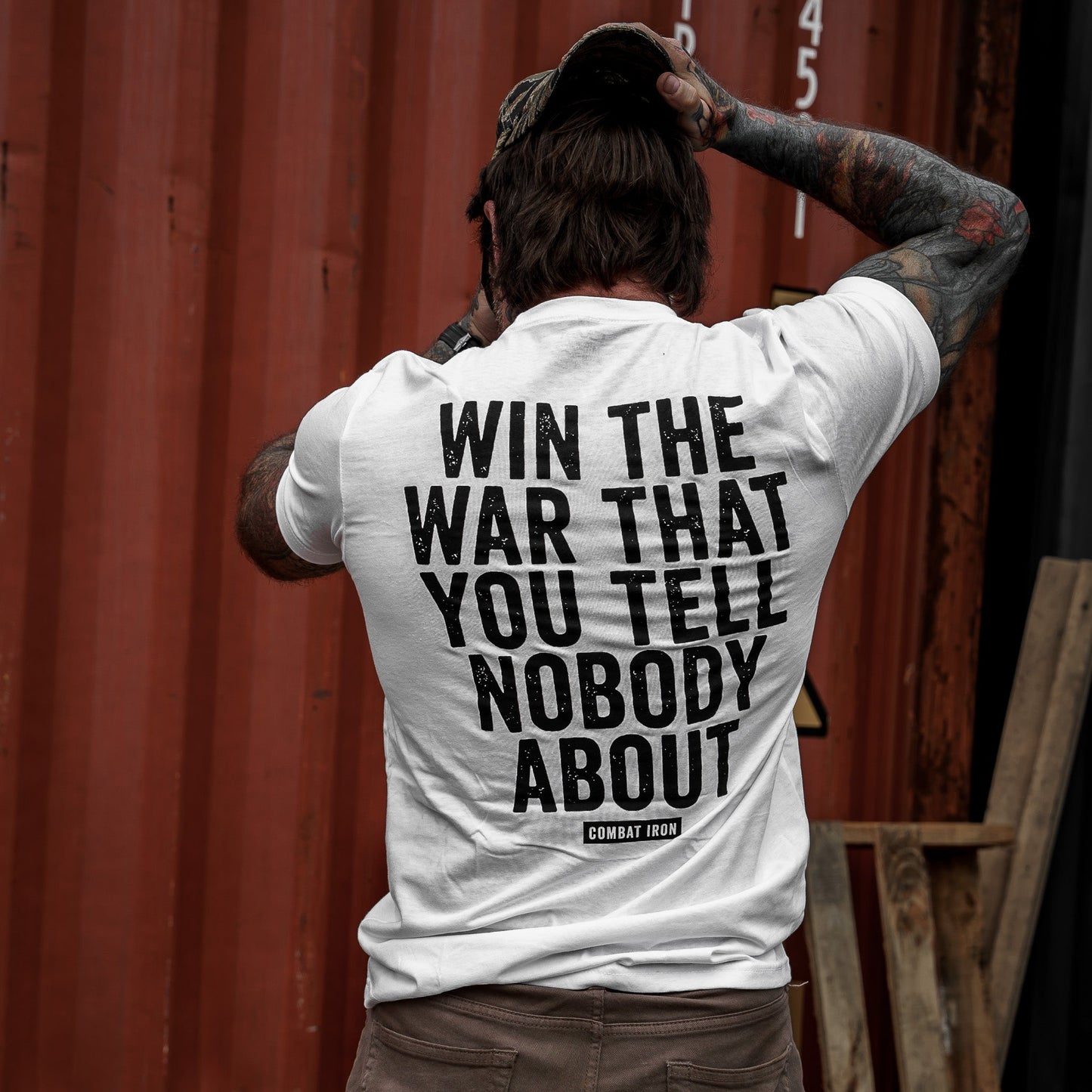 WIN THE WAR THAT YOU TELL NOBODY ABOUT MEN'S T-SHIRT