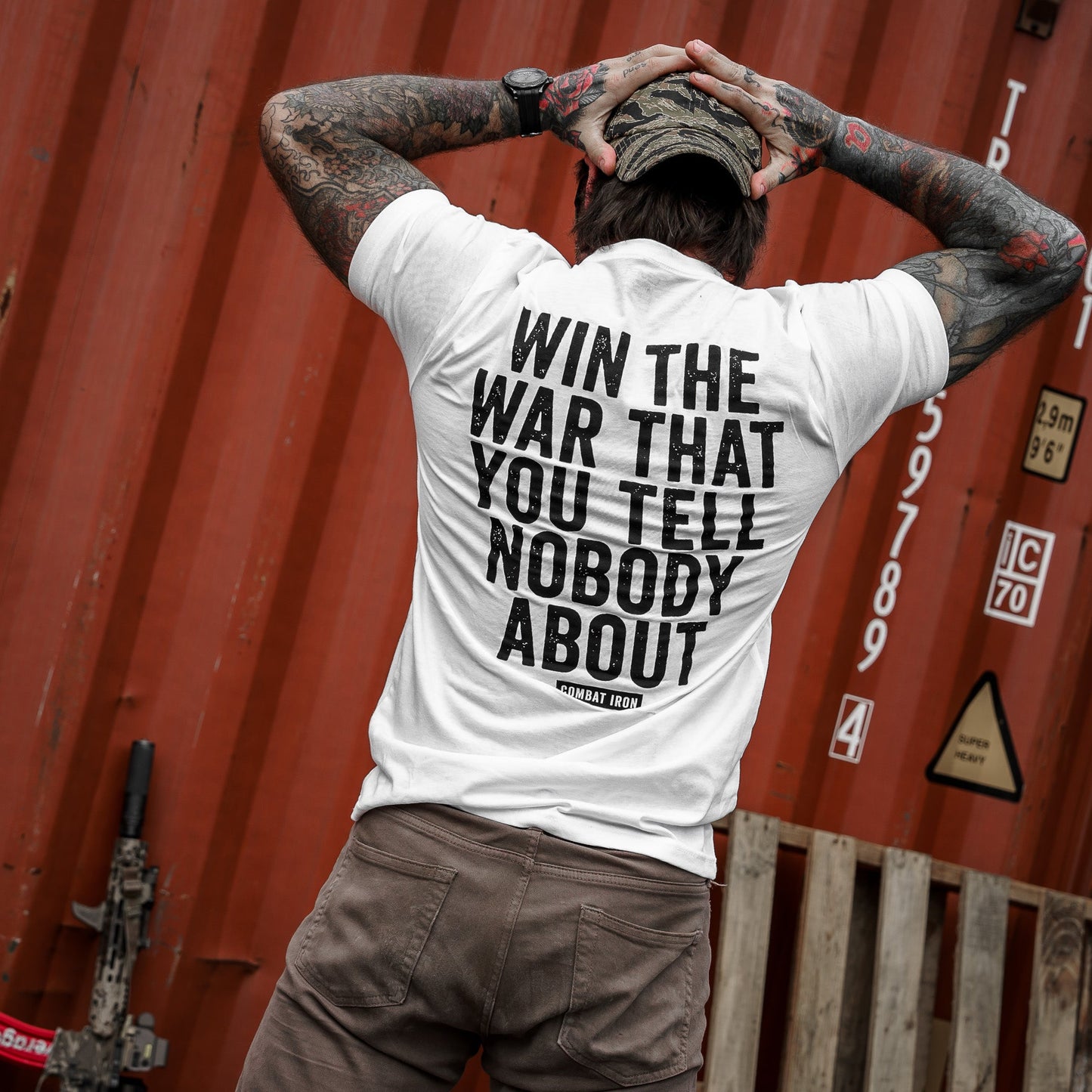 WIN THE WAR THAT YOU TELL NOBODY ABOUT MEN'S T-SHIRT