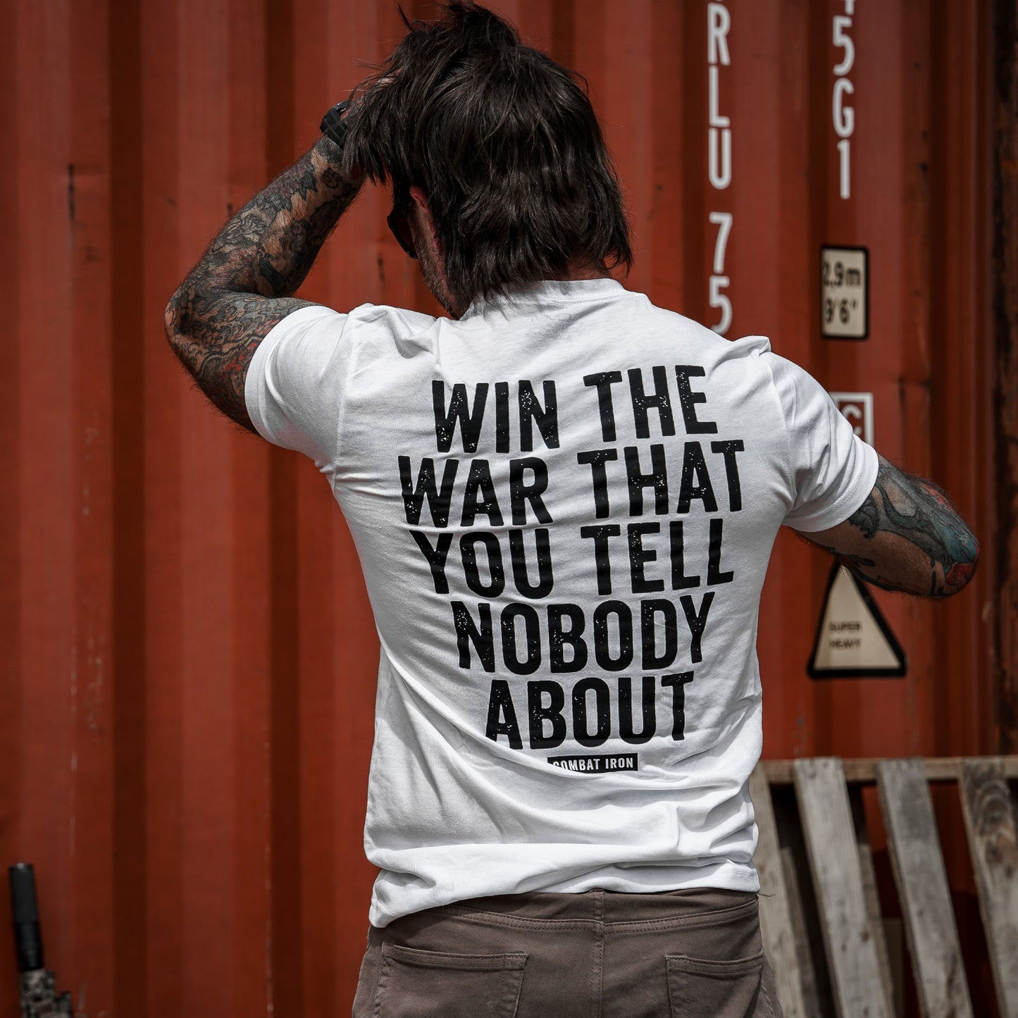 WIN THE WAR THAT YOU TELL NOBODY ABOUT MEN'S T-SHIRT