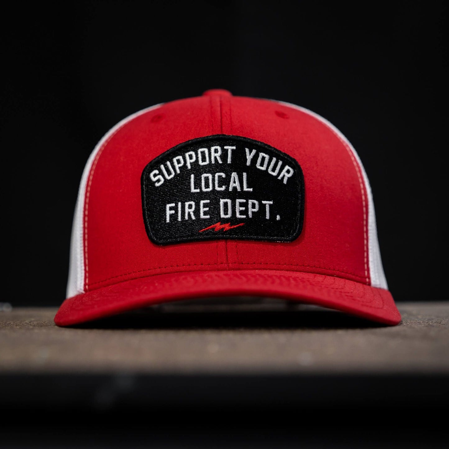 SUPPORT YOUR LOCAL FIRE DEPT. MID-PROFILE MESH SNAPBACK