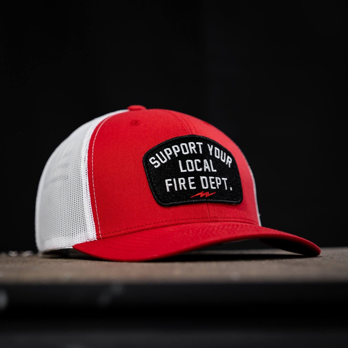 SUPPORT YOUR LOCAL FIRE DEPT. MID-PROFILE MESH SNAPBACK