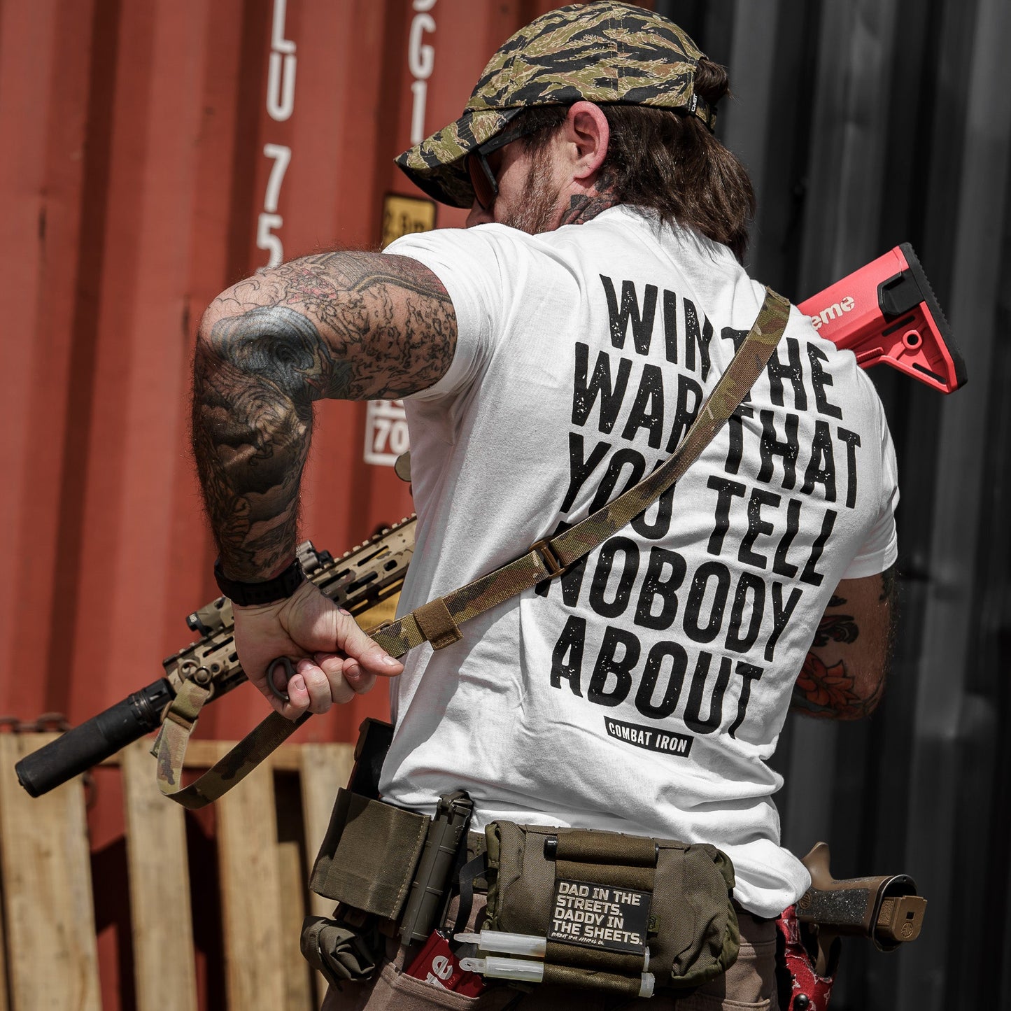 WIN THE WAR THAT YOU TELL NOBODY ABOUT MEN'S T-SHIRT