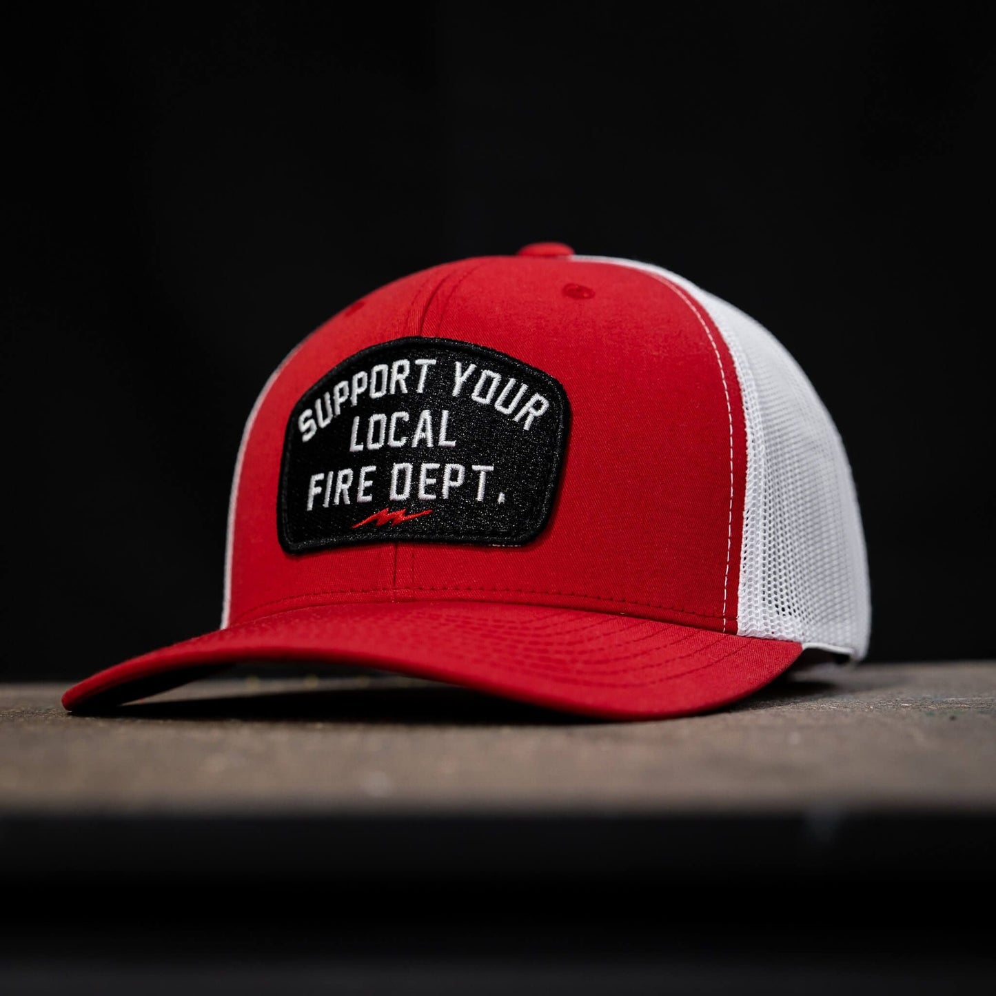 SUPPORT YOUR LOCAL FIRE DEPT. MID-PROFILE MESH SNAPBACK