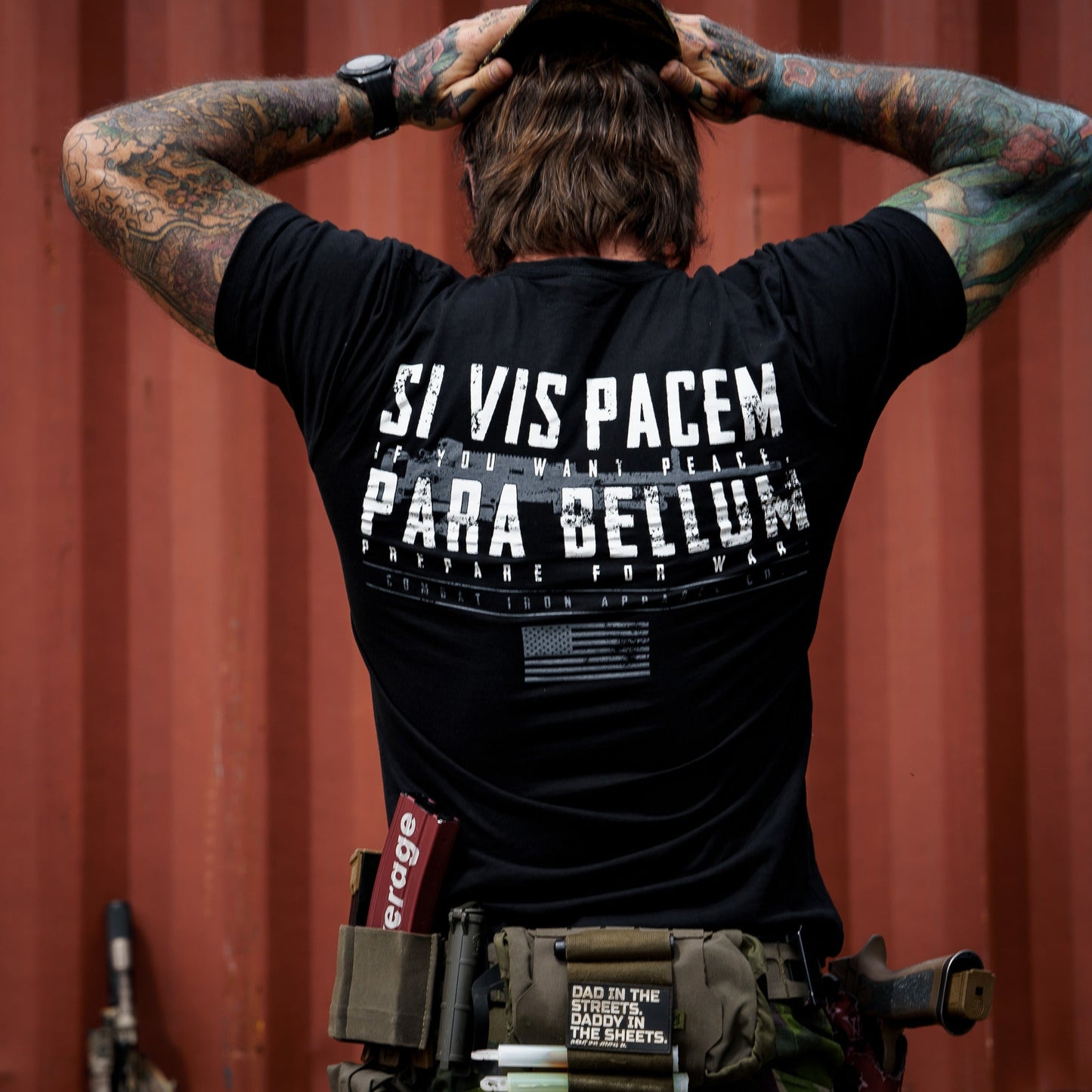 IF YOU WANT PEACE. PREPARE FOR WAR | SI VIS PACEM PARA BELLUM MEN’S T-SHIRT