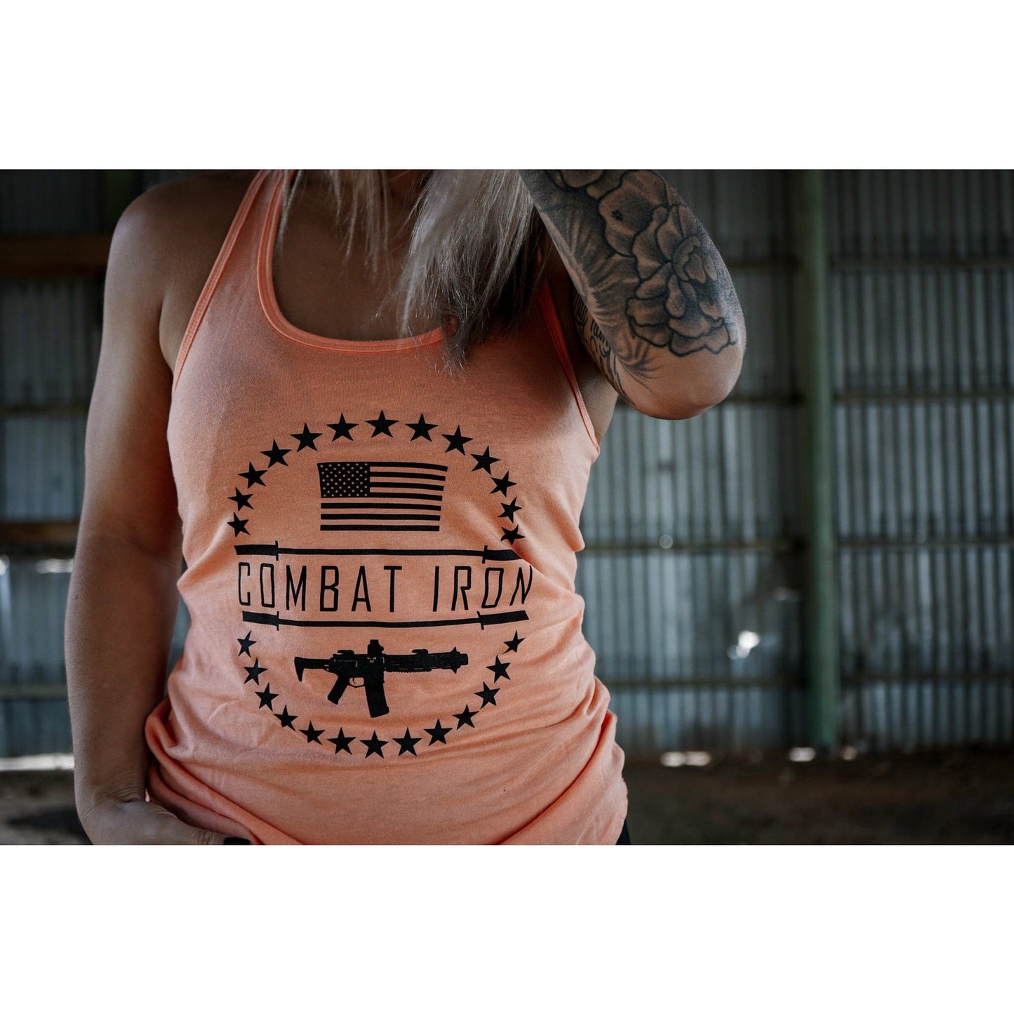 Original Combat Iron Branded Woman's Tank Top