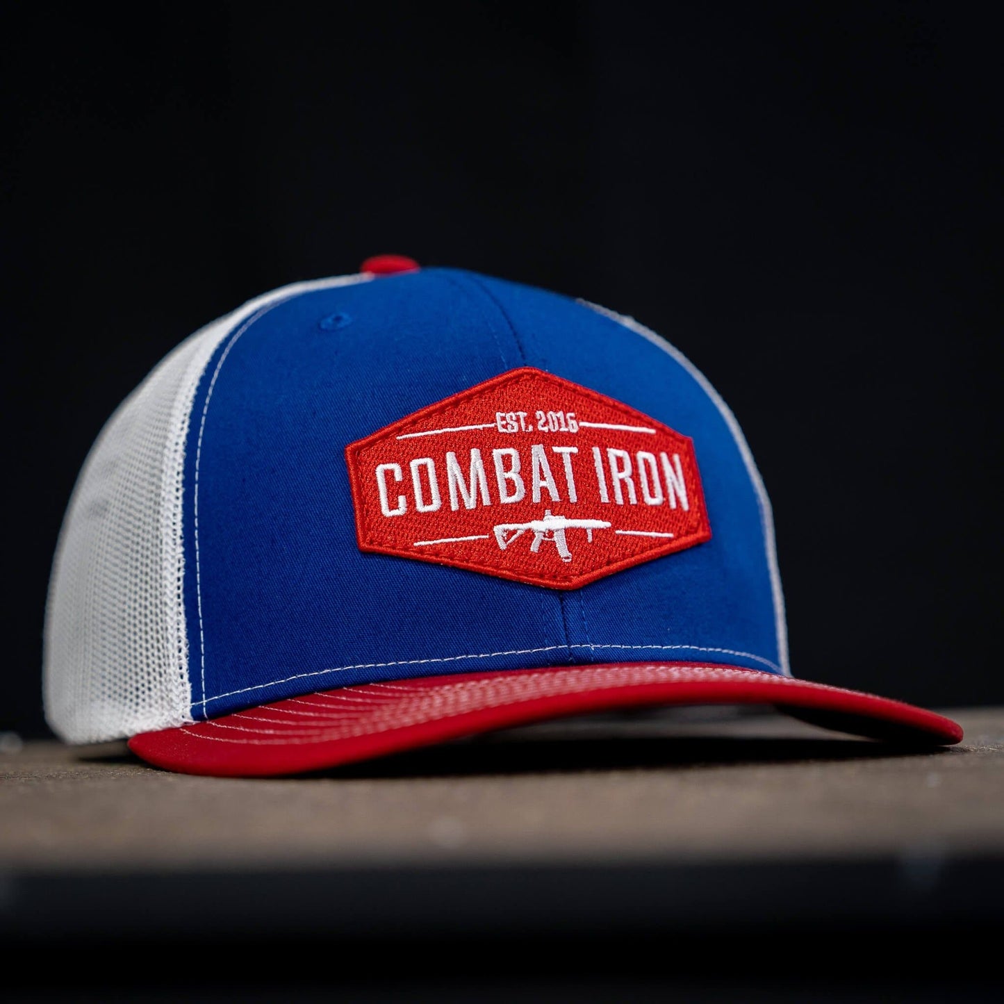 Original AR Red Patch Mid-Profile Mesh Snapback