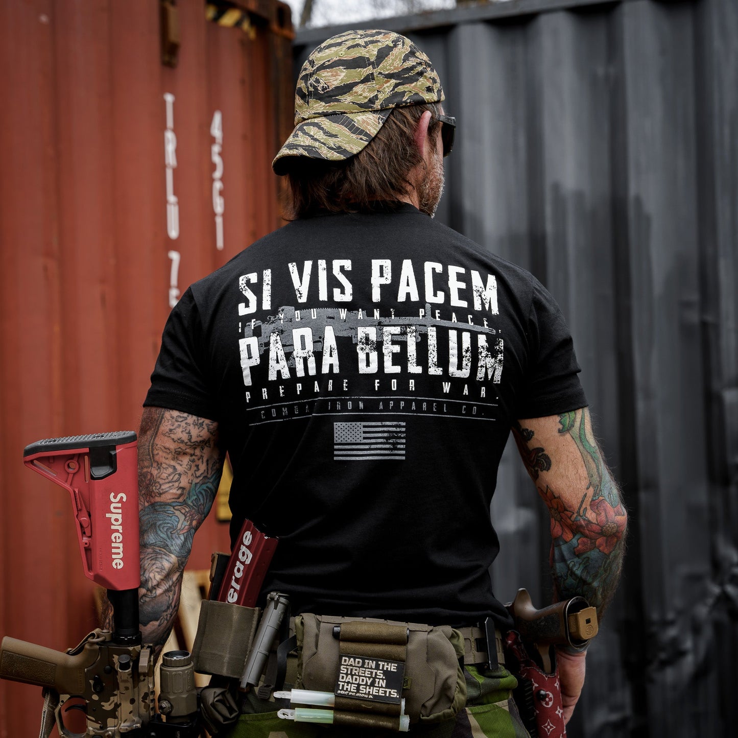 IF YOU WANT PEACE. PREPARE FOR WAR | SI VIS PACEM PARA BELLUM MEN’S T-SHIRT