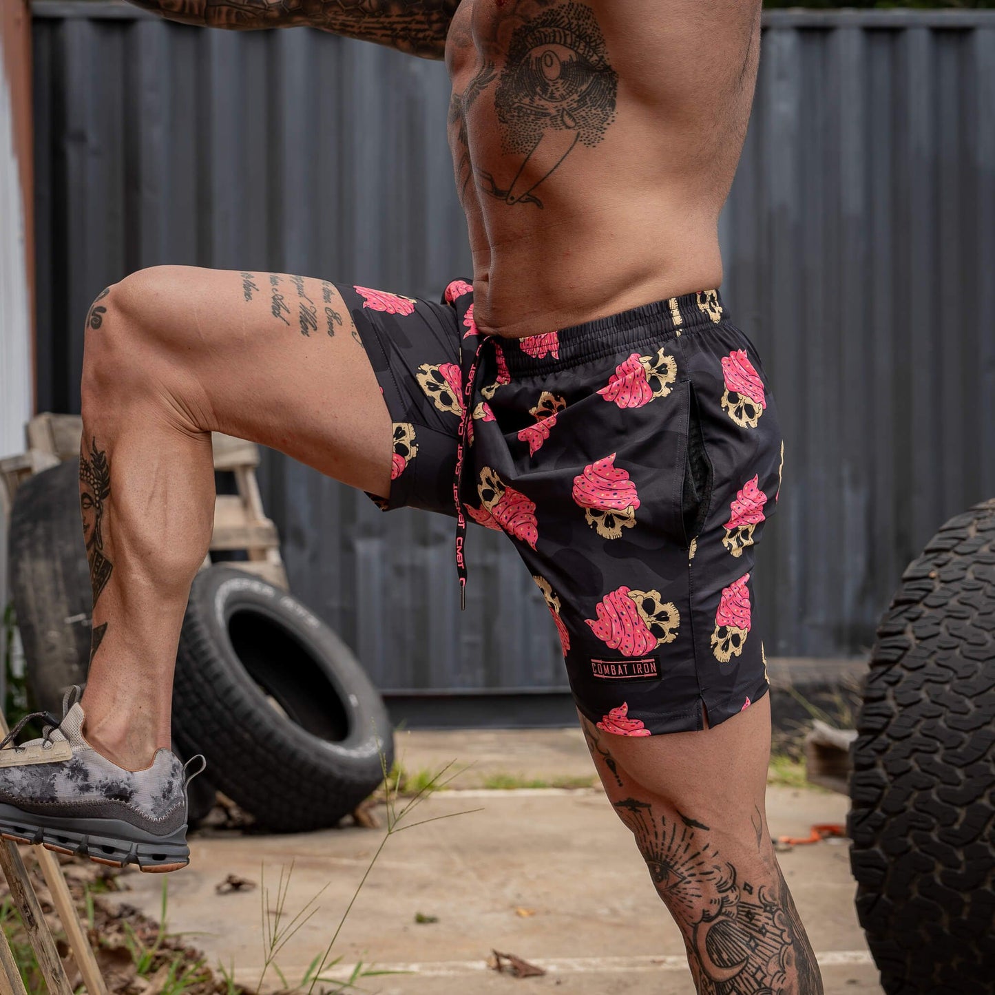 Men's Performance Training Shorts V3 | BDU Skull Cupcake