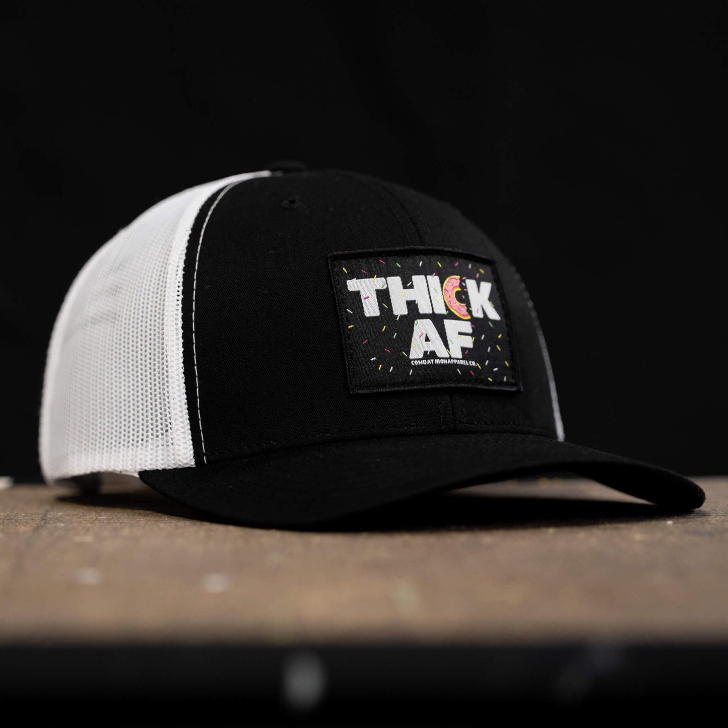 THICK AF DONUT EDITION PATCH MID-PROFILE MESH SNAPBACK