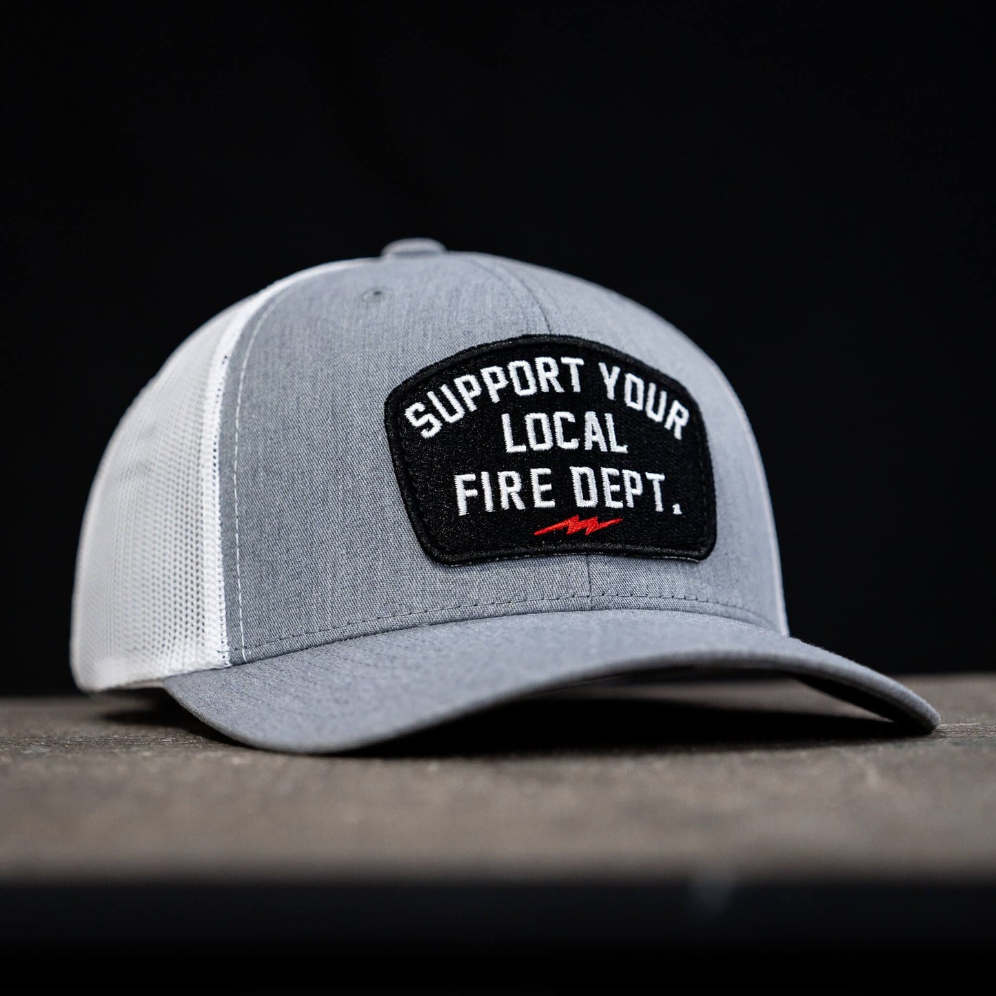 SUPPORT YOUR LOCAL FIRE DEPT. MID-PROFILE MESH SNAPBACK