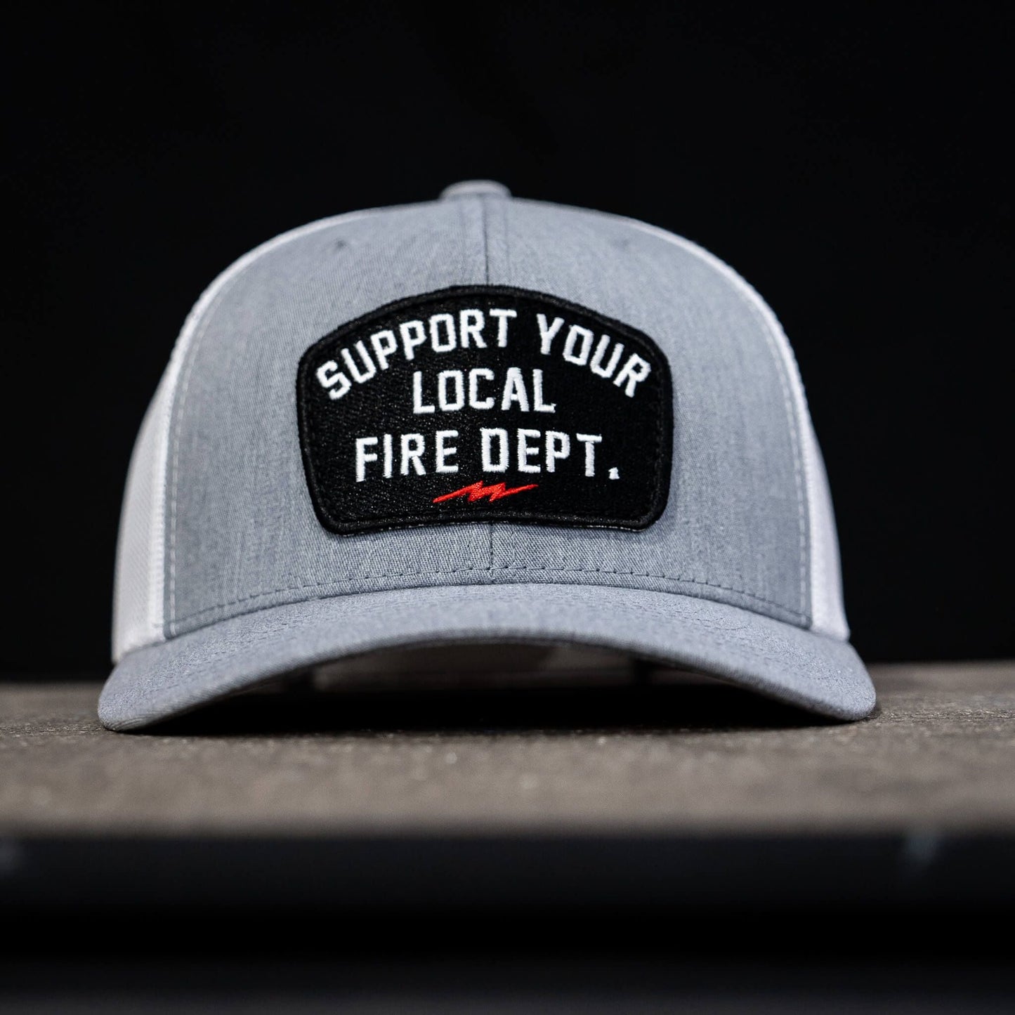 SUPPORT YOUR LOCAL FIRE DEPT. MID-PROFILE MESH SNAPBACK