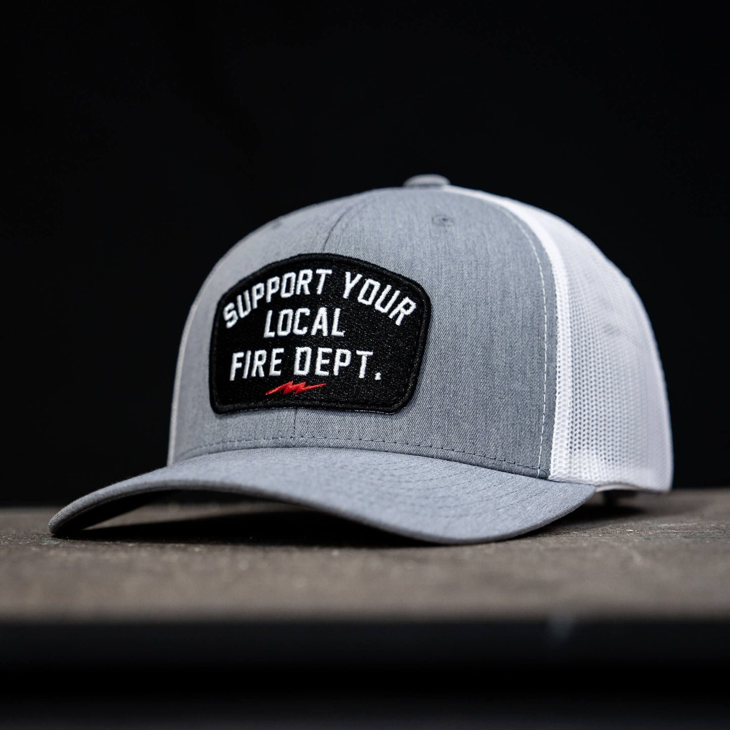 SUPPORT YOUR LOCAL FIRE DEPT. MID-PROFILE MESH SNAPBACK