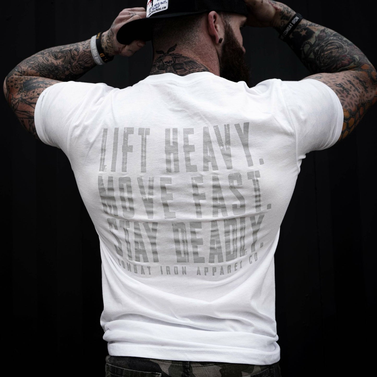 Original Motto: Lift Heavy. Move Fast. Stay Deadly. Men's T-Shirt