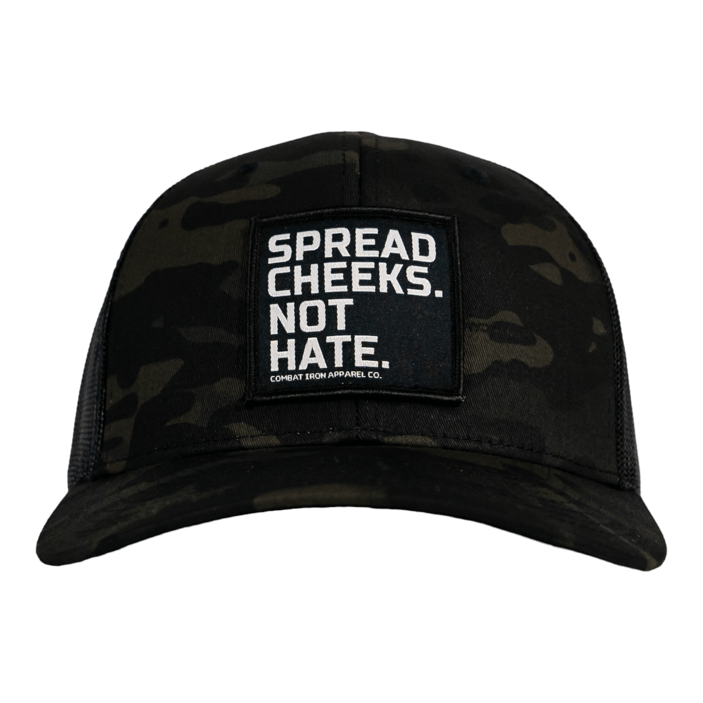 SPREAD CHEEKS. NOT HATE. Patch Snapback