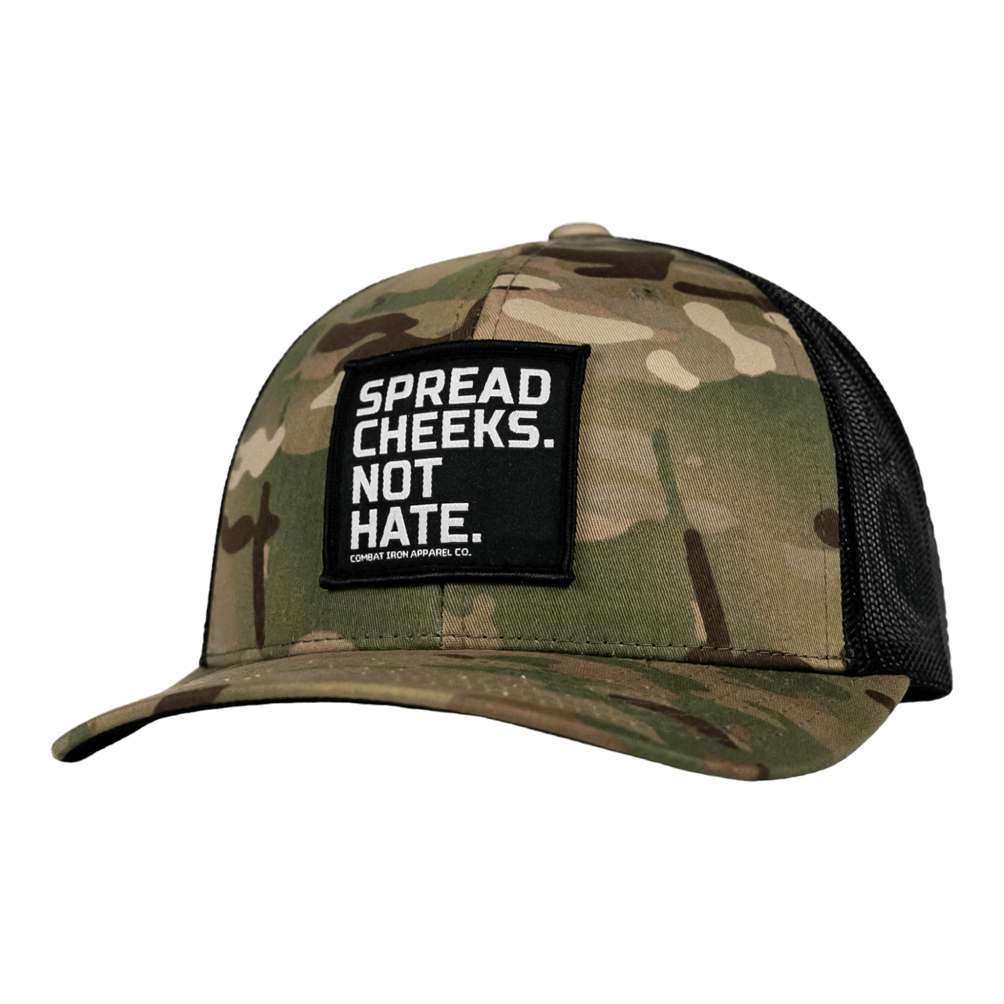 SPREAD CHEEKS. NOT HATE. Patch Snapback