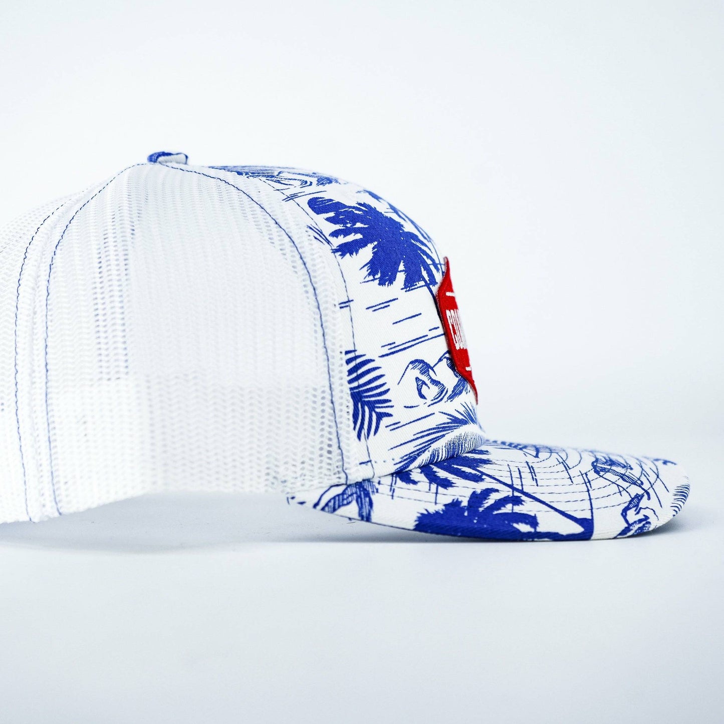 Original AR Red Patch Mid-Profile Mesh Snapback