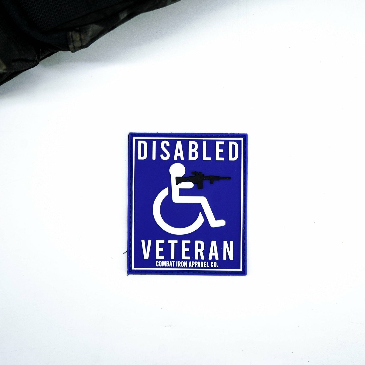 DISABLED VETERAN Handicap Sign PVC Patch