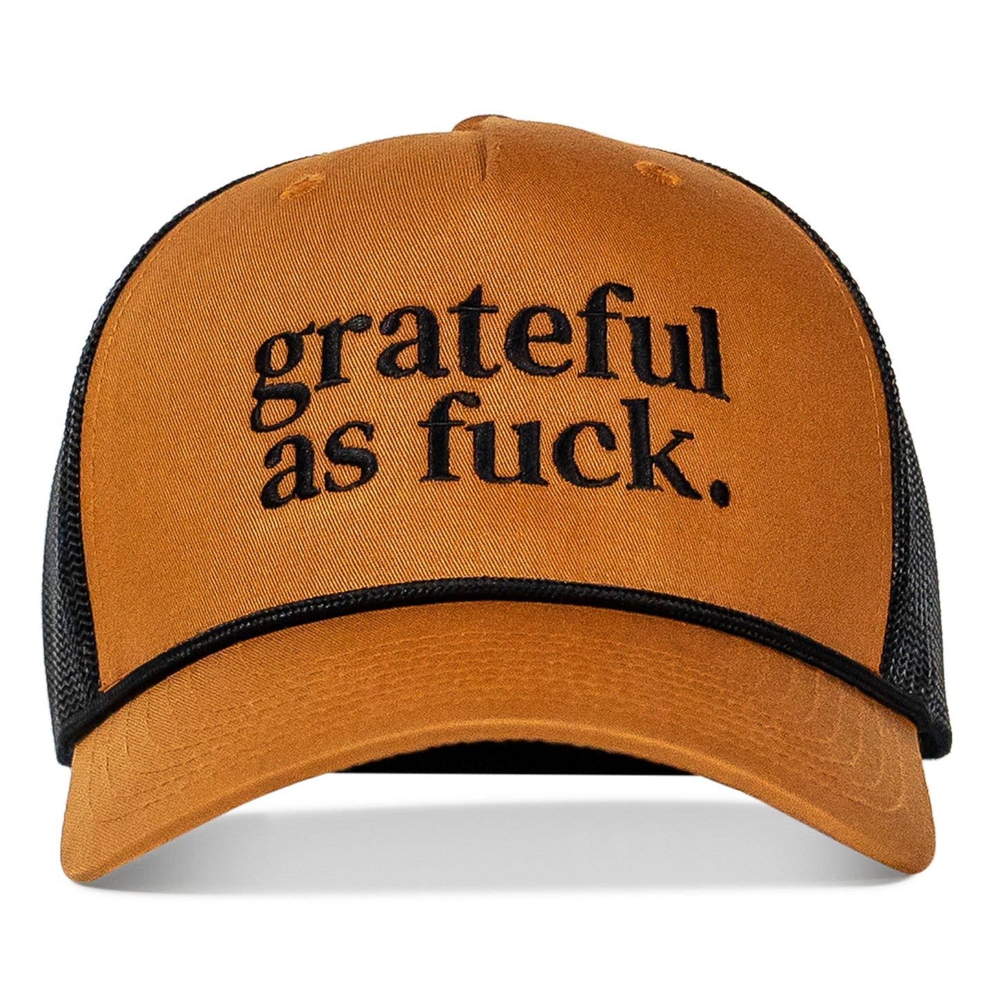 Grateful As Fuck Rope Snapback