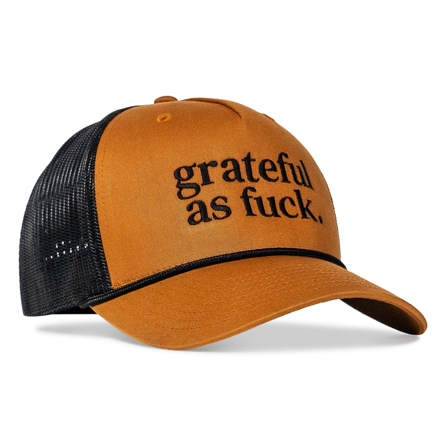 Grateful As Fuck Rope Snapback